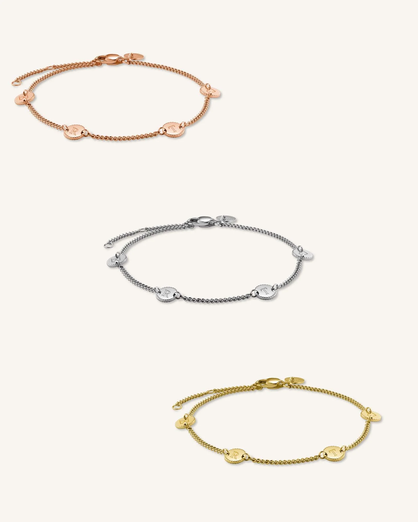 Bracelet 4 initiales - Image 7