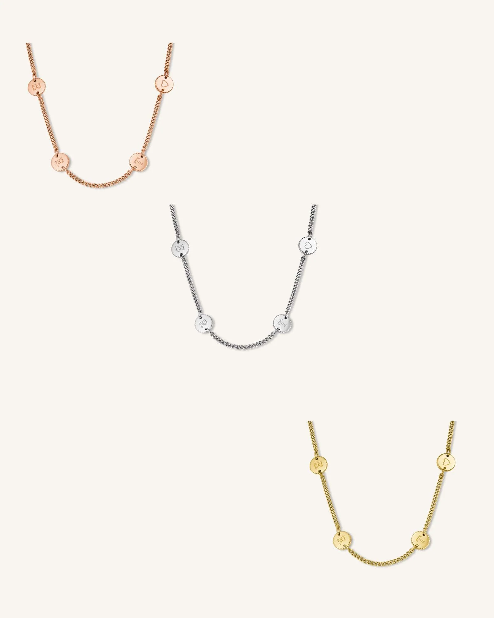 Collier 4 initiales - Image 7