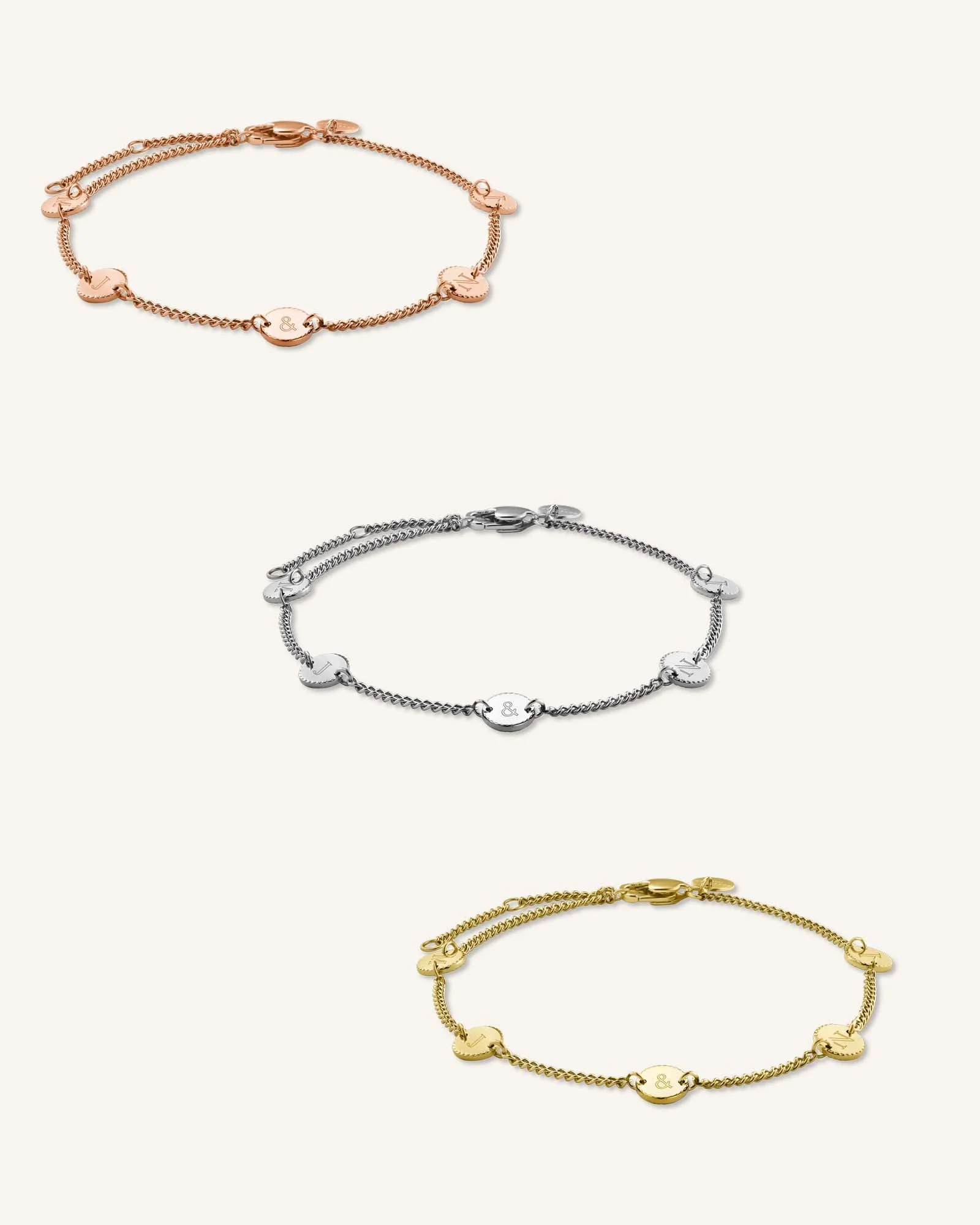 Bracelet 5 initiales - Image 7