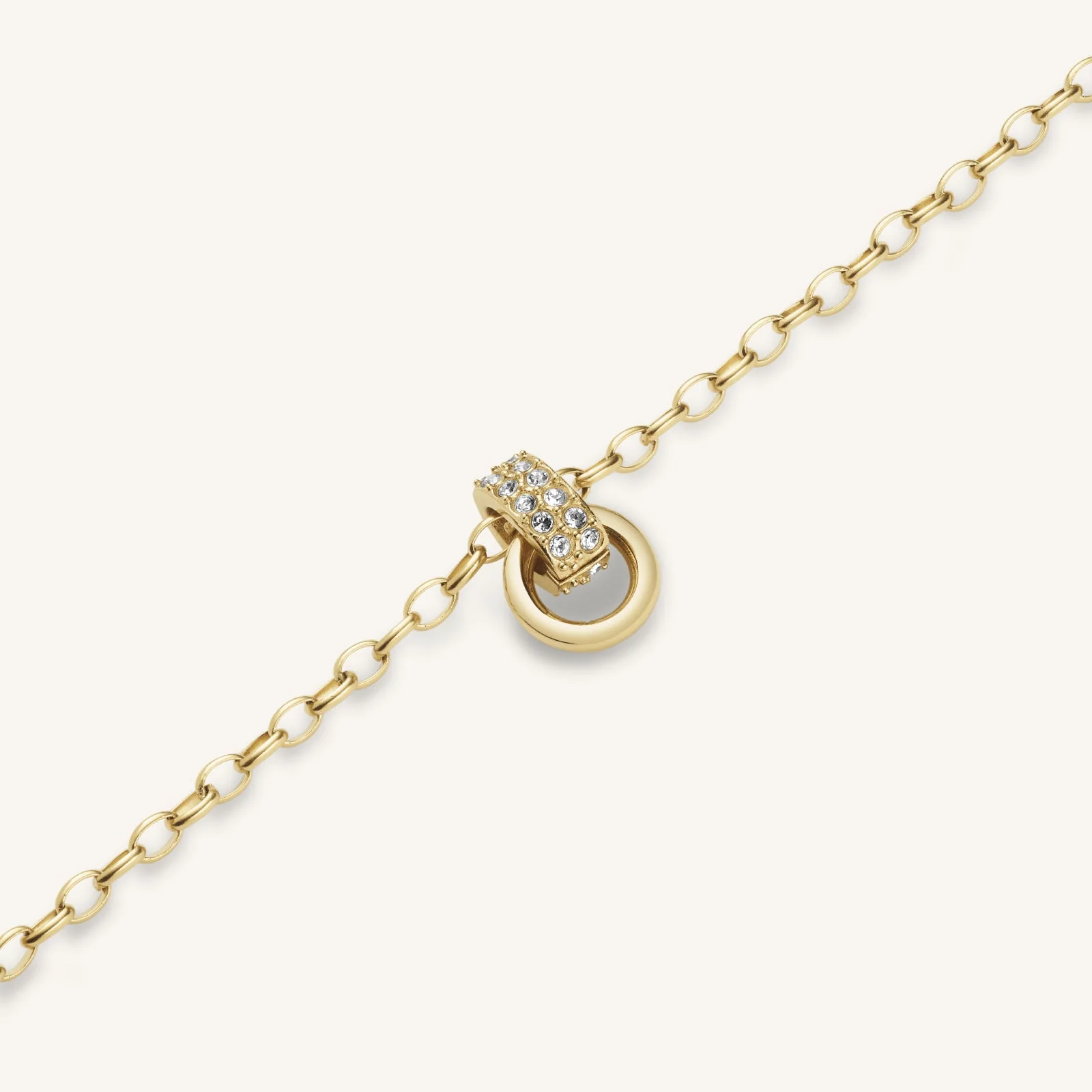 Collier Cristaux Et Rond - Image 3