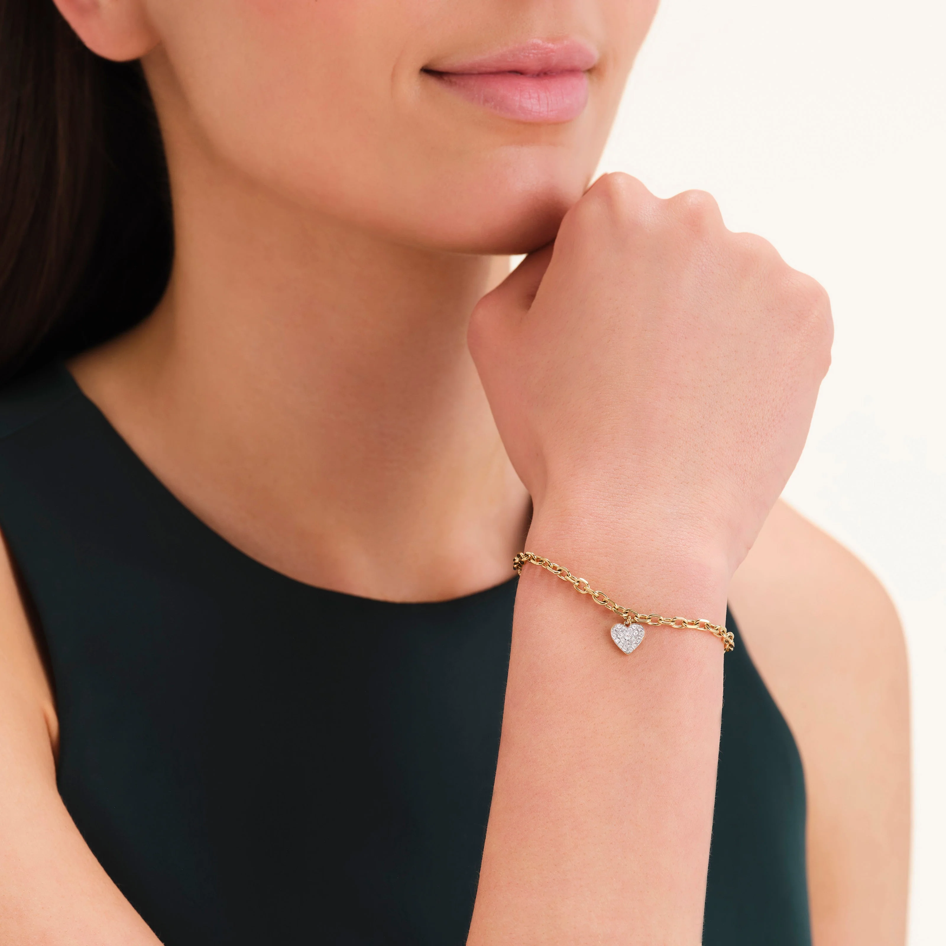 Bracelet Cœur Épais - Image 2