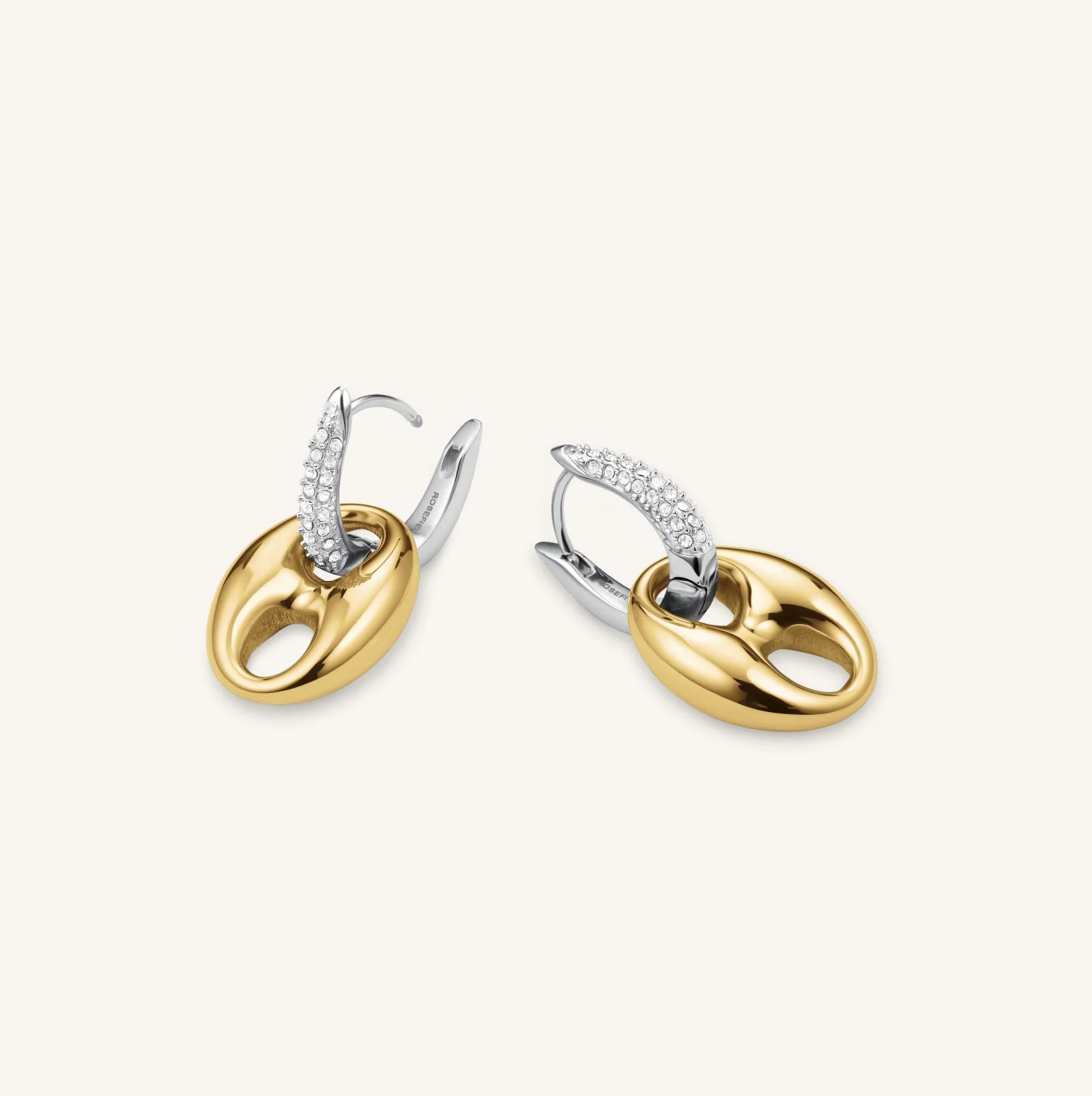 Boucles d’oreilles Bicolores Cristal - Image 3