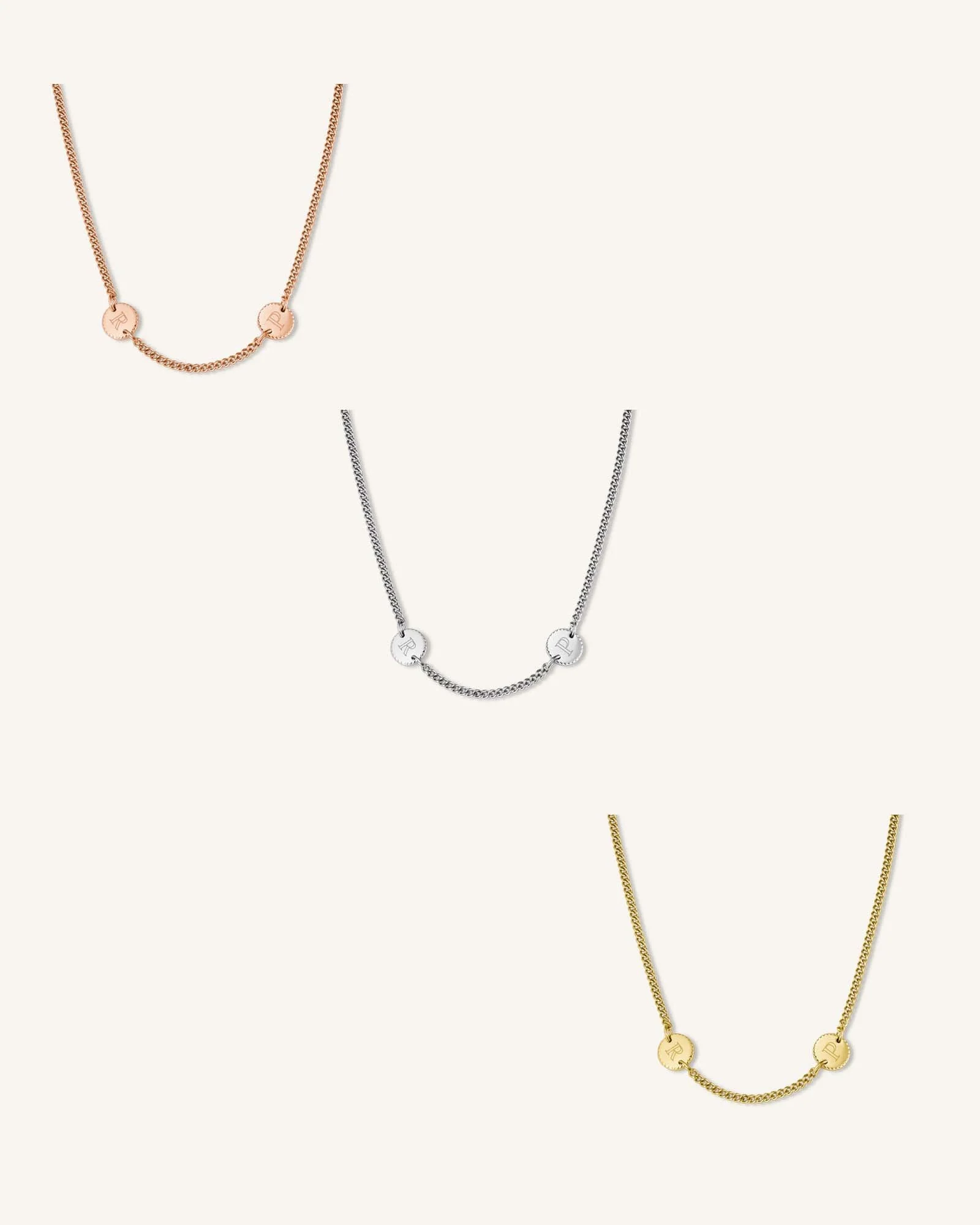 Collier 2 initiales - Image 7