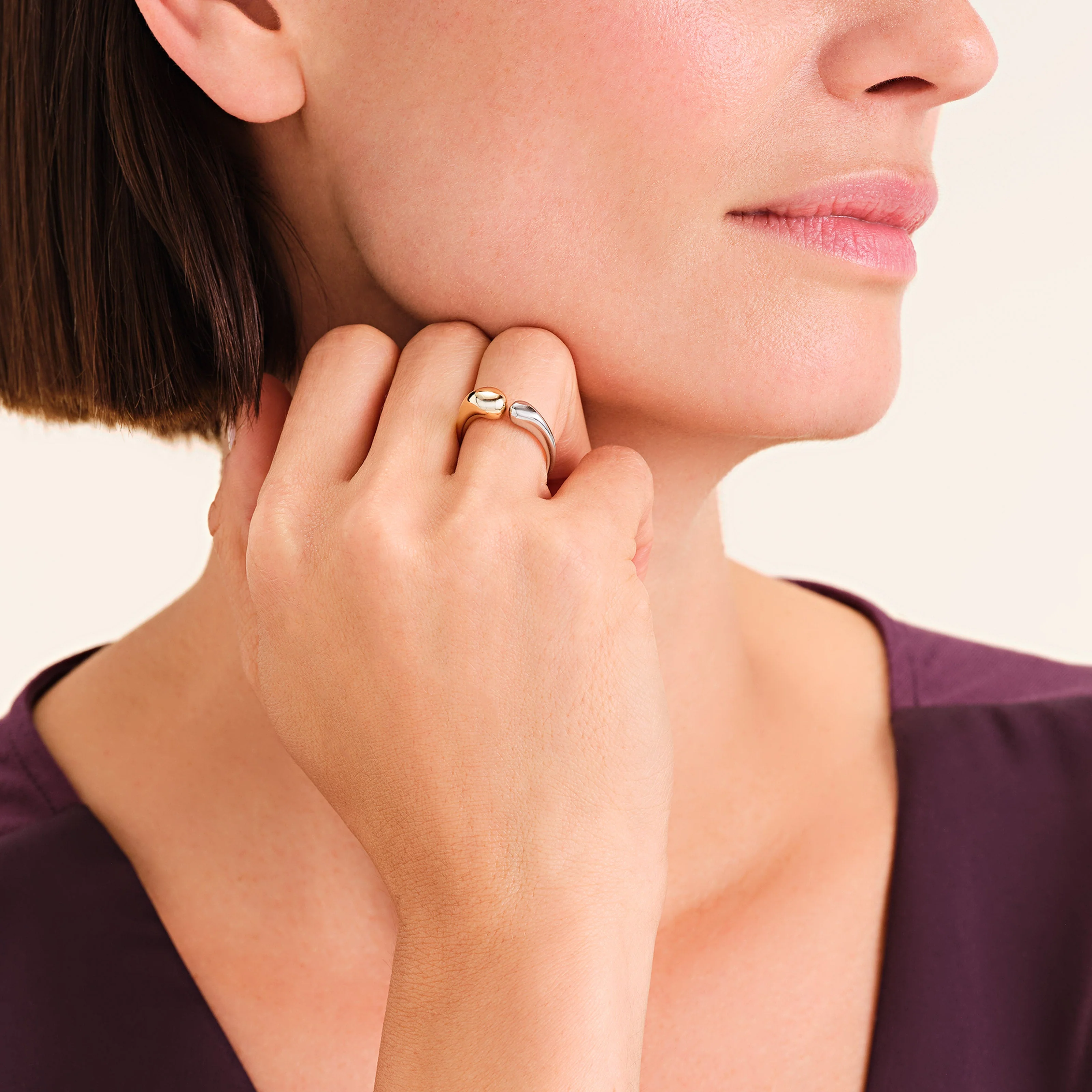 Bague bicolore - Image 2