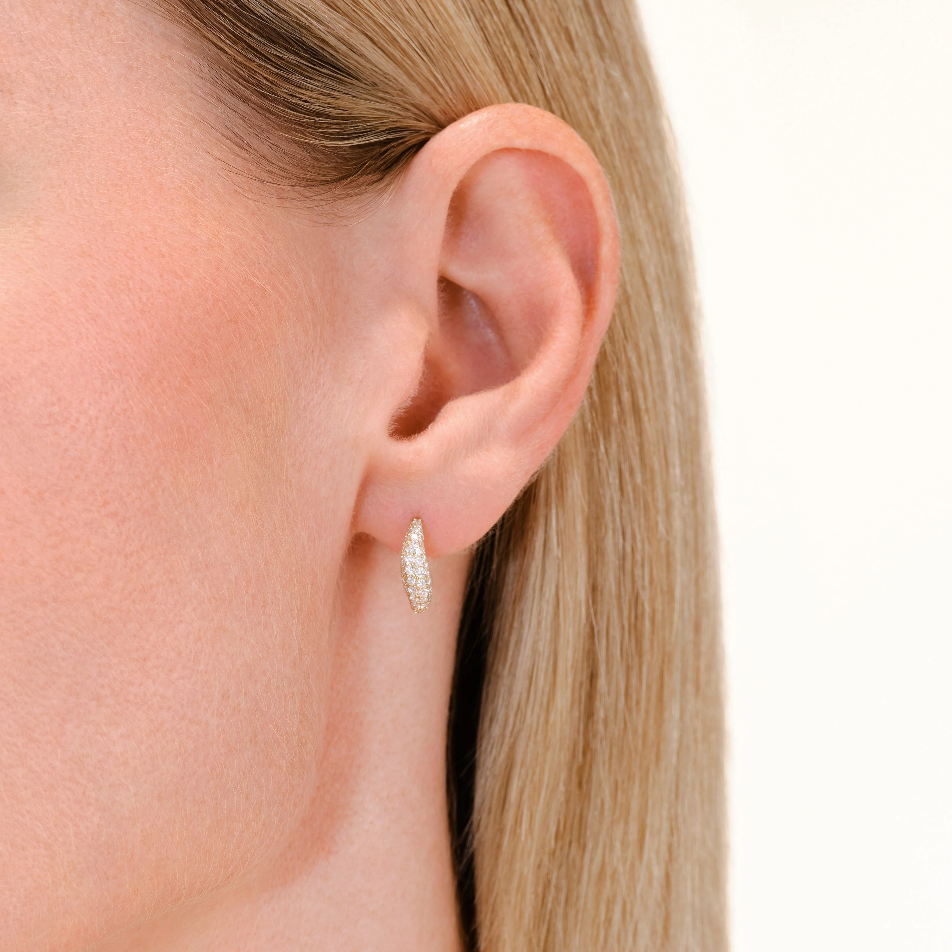 Eterna Pave Hoops - Image 3