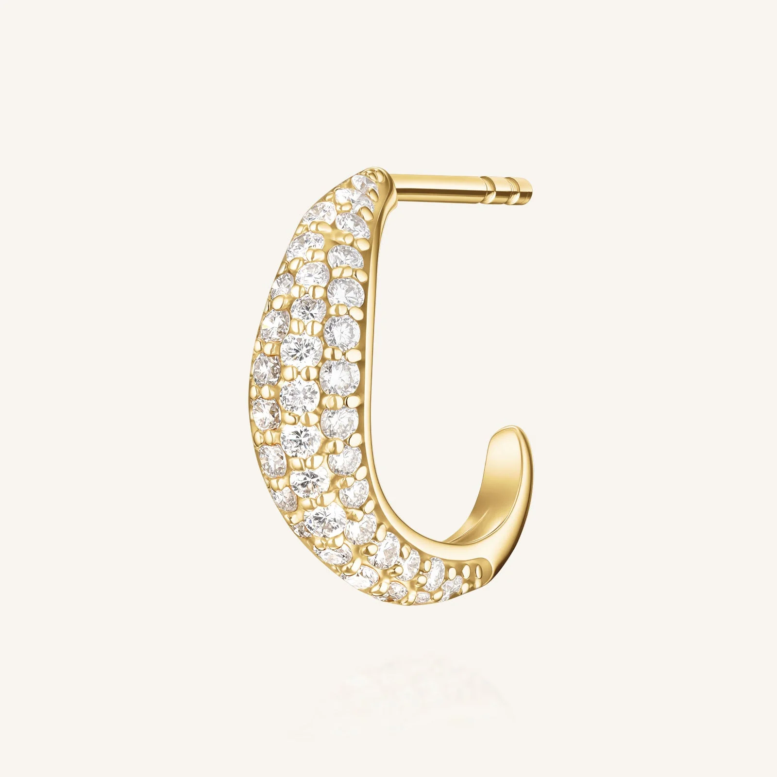 Eterna Pave Hoops - Image 5