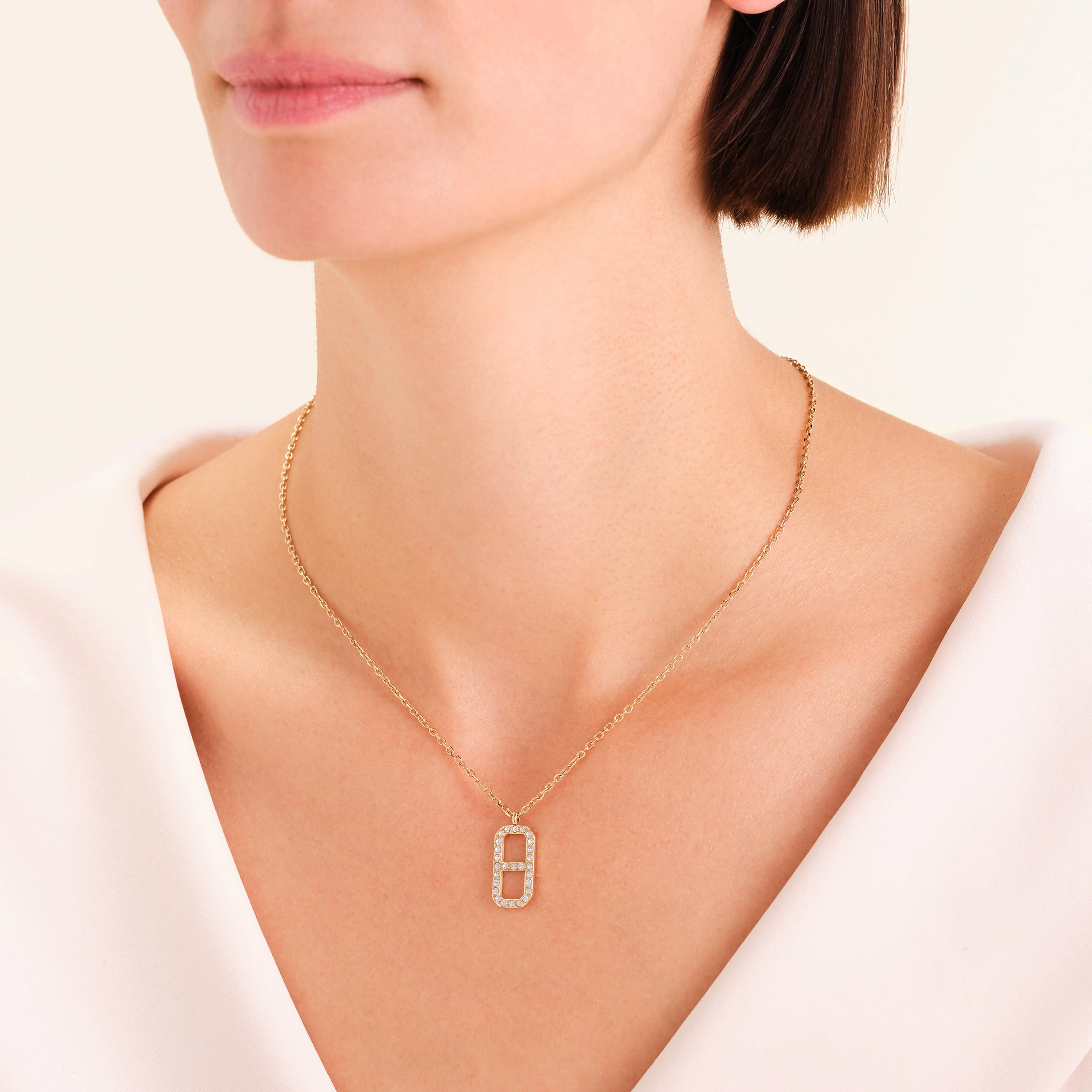 Pendentif fin octogonal - Image 2