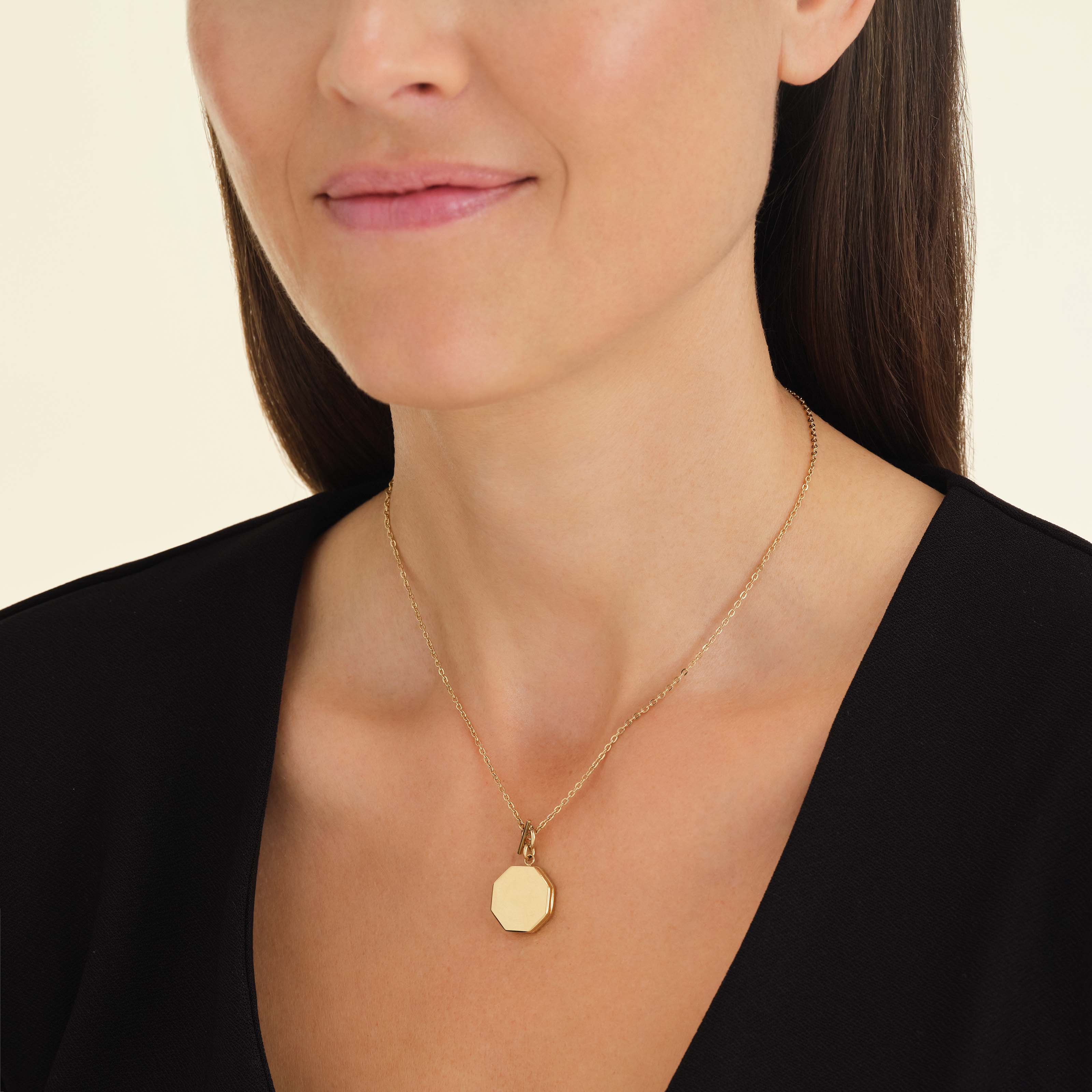 Collier Médaillon Géométrique - Image 2