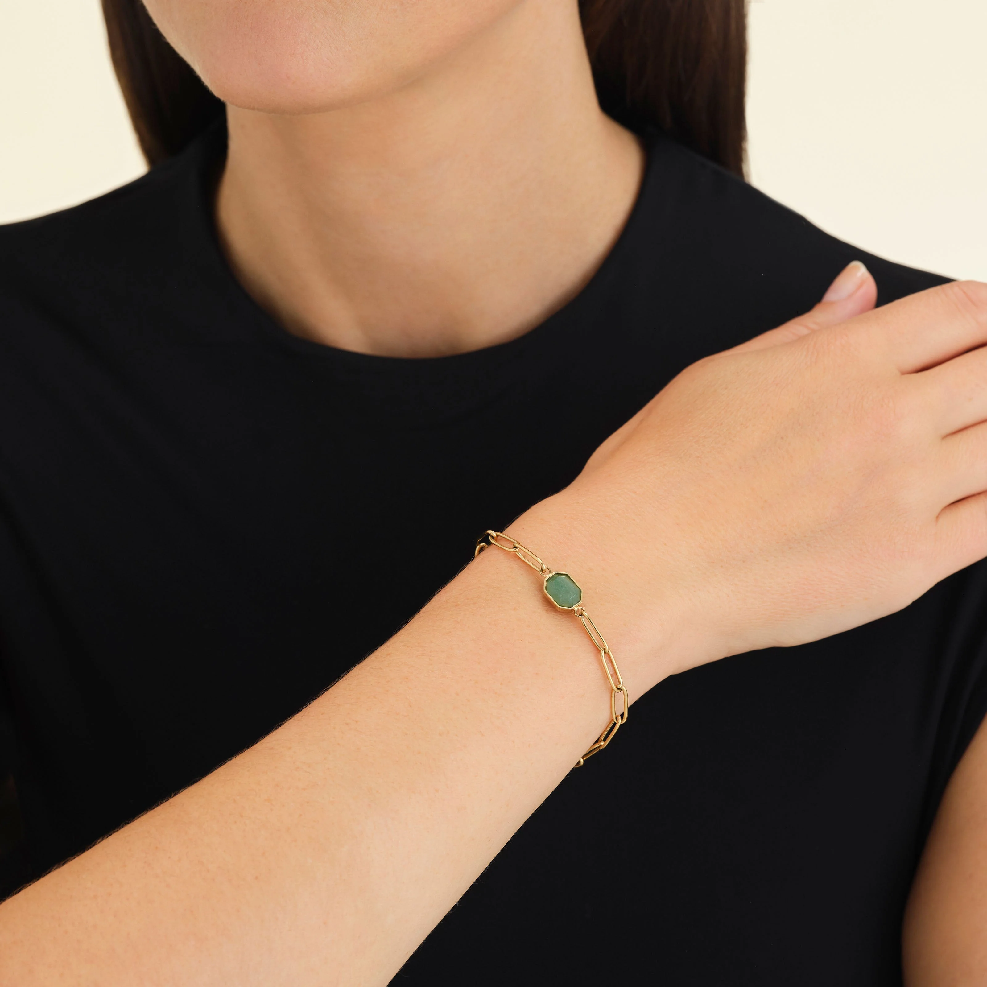 Bracelet Pierre Géométrique - Image 3