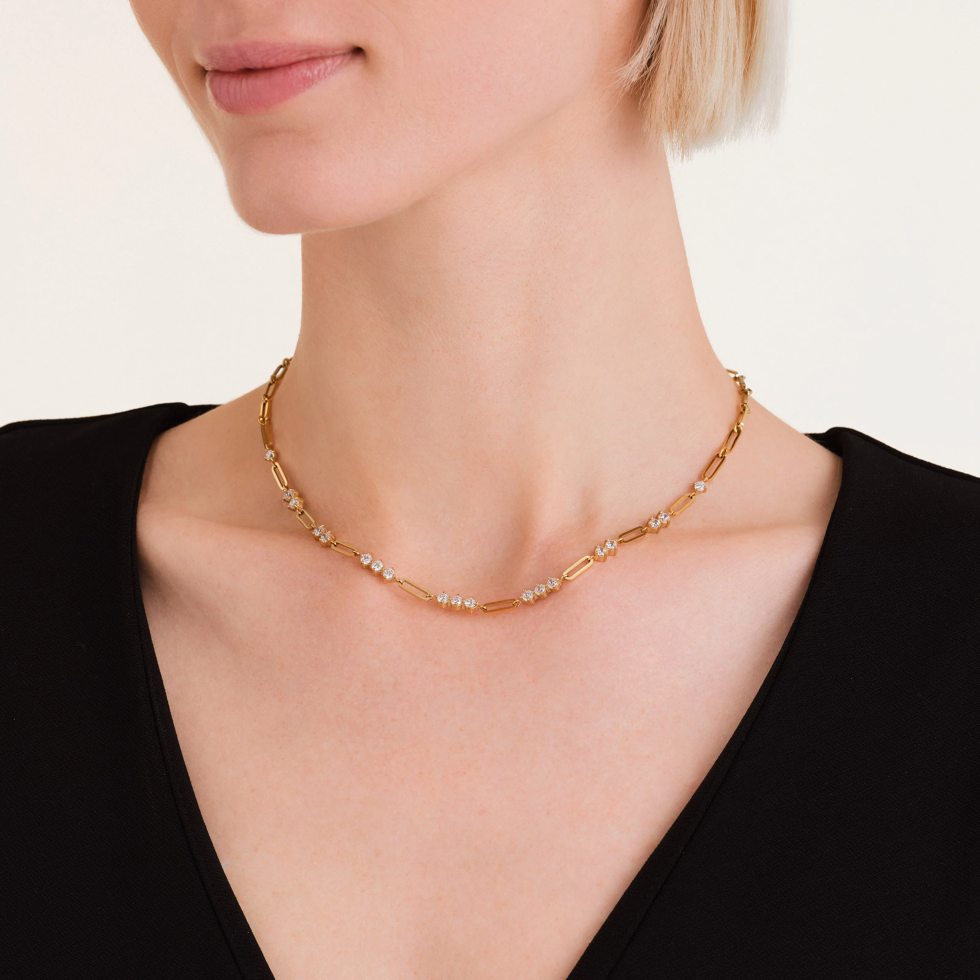 Collier Maillons et Pierres - Image 2