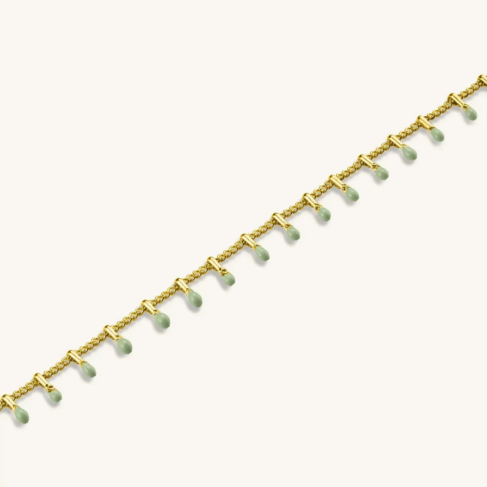 Bracelet vert menthe - Image 4