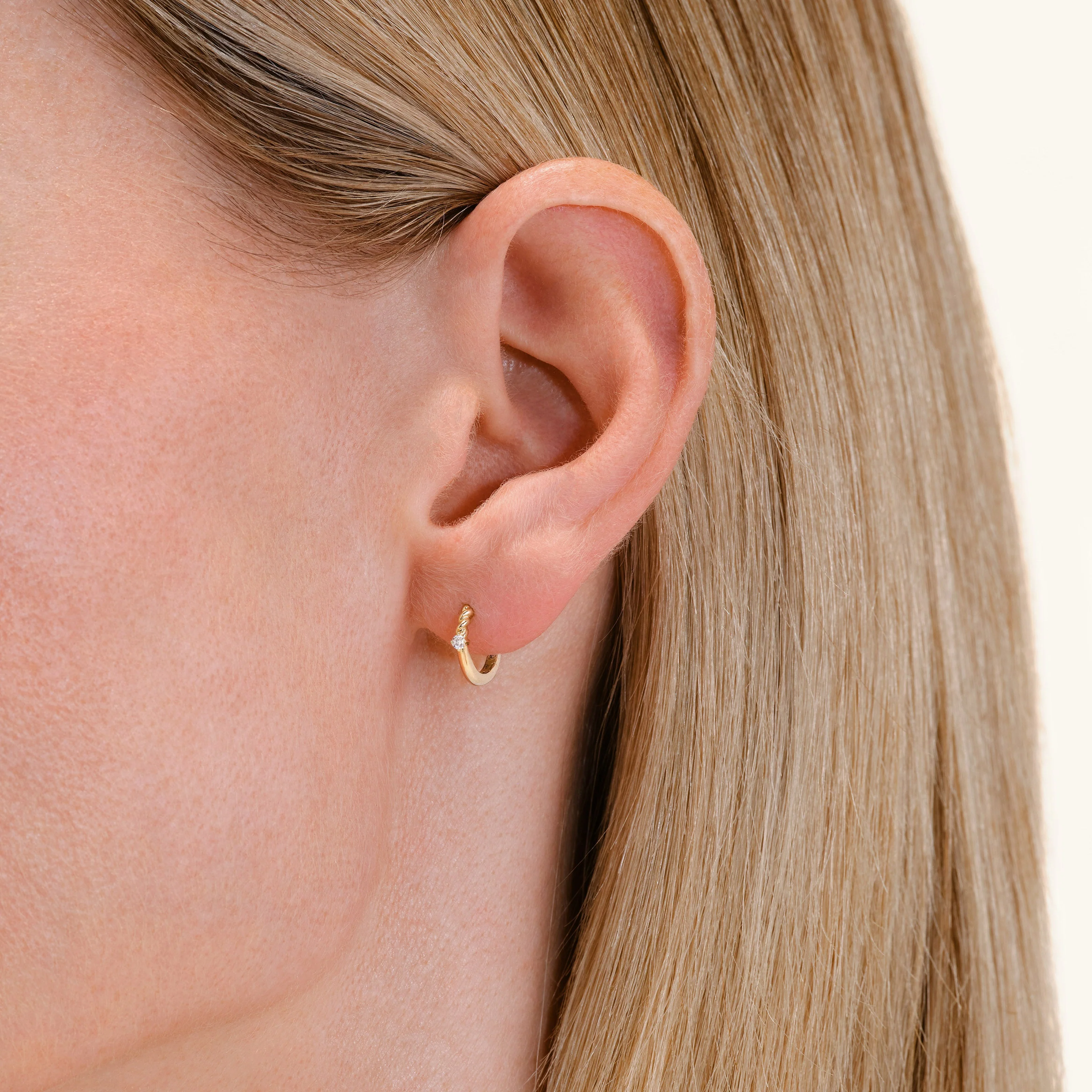 Half Twisted Hoops - Image 2