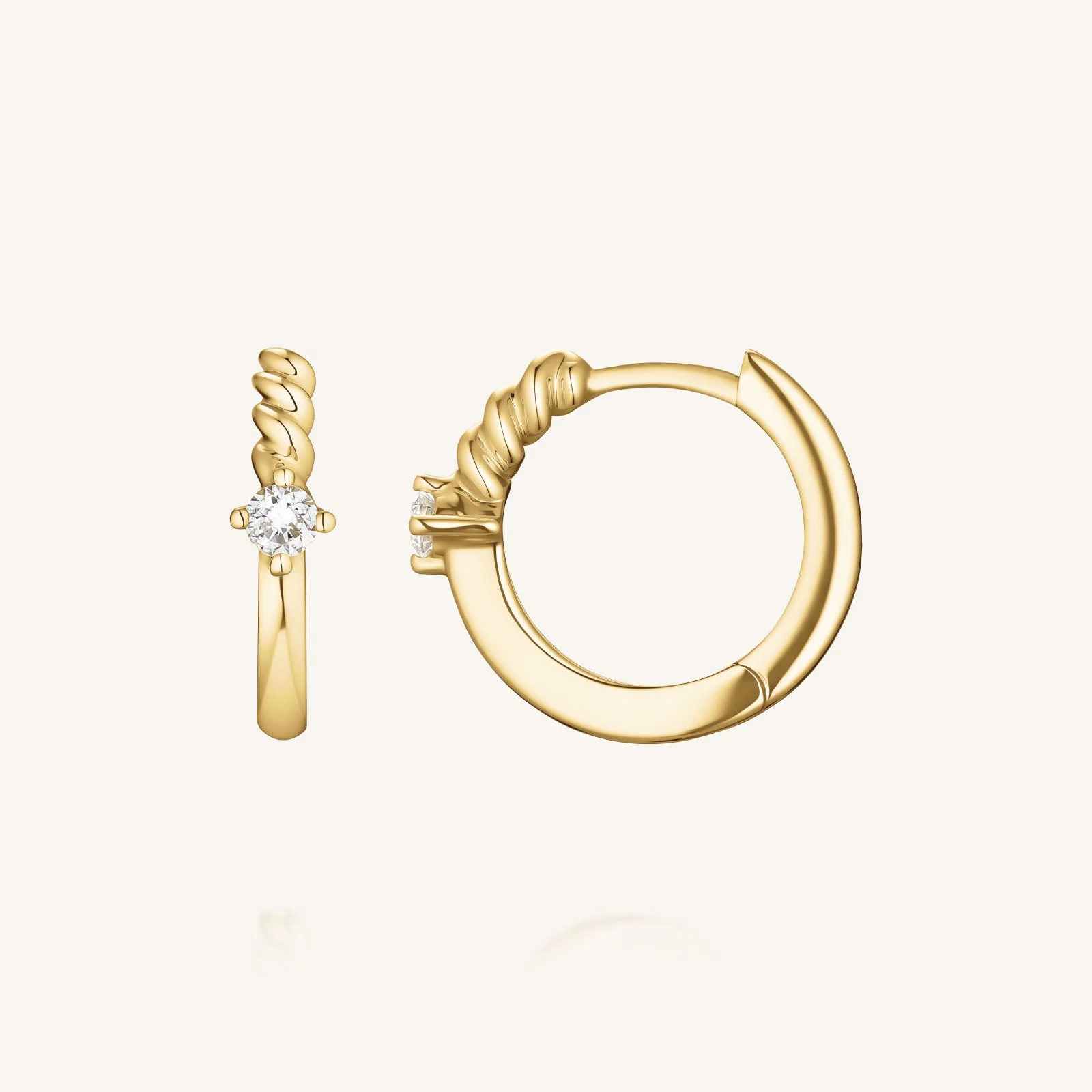 Half Twisted Hoops - Image 3