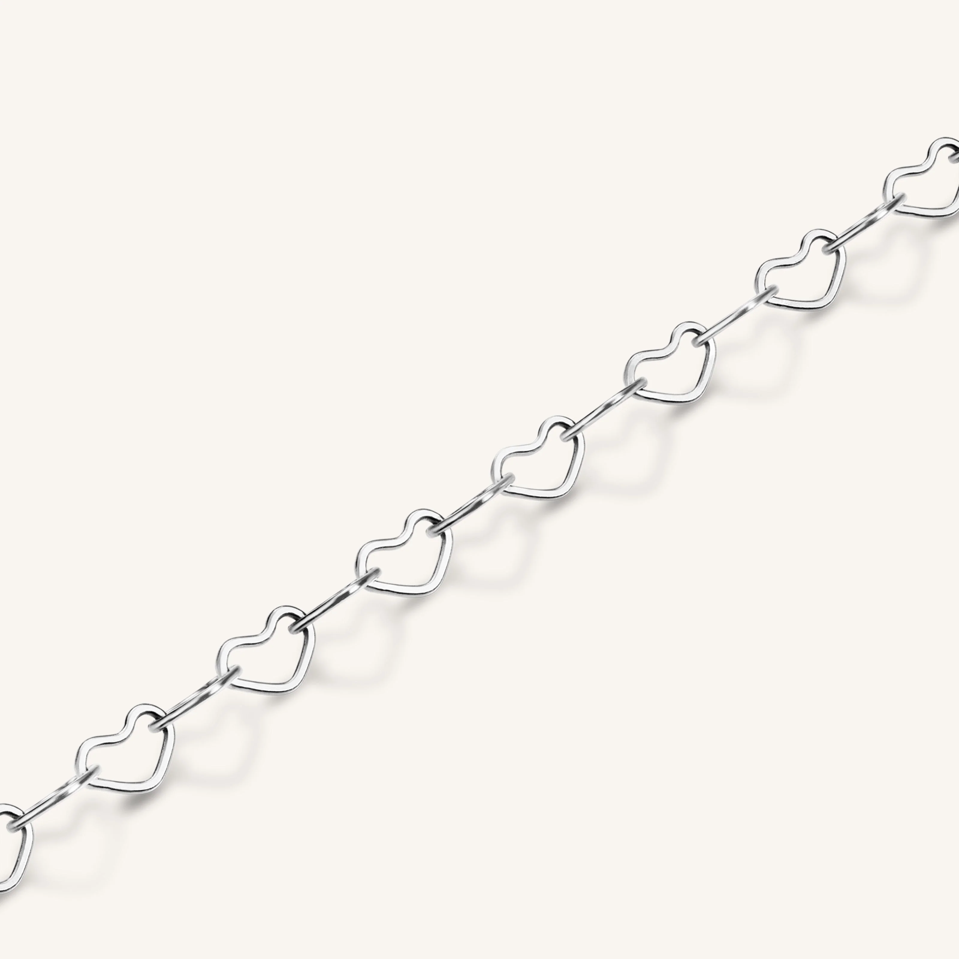 Bracelet Chaîne Cœurs - Image 7