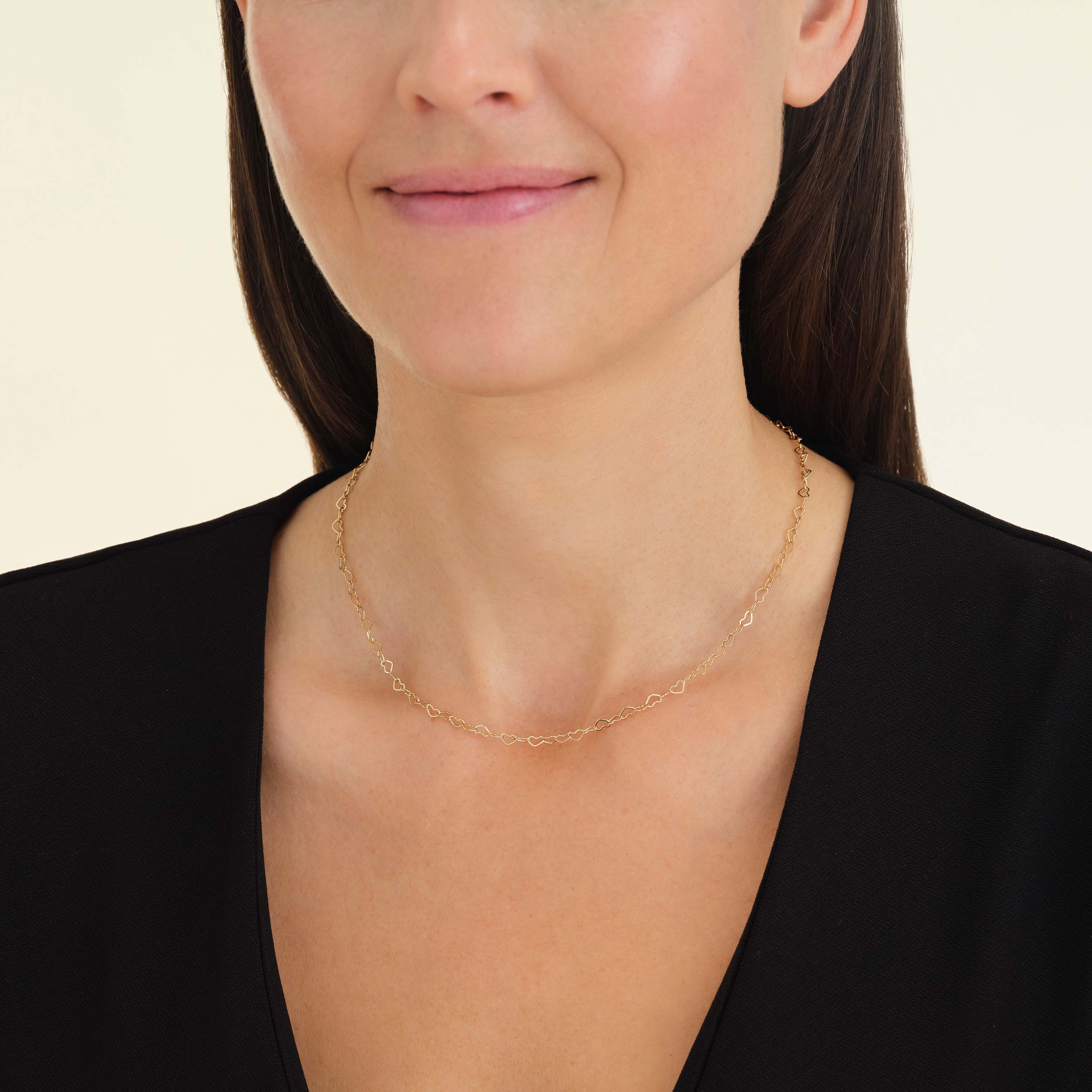 Collier Chaîne Cœurs - Image 3