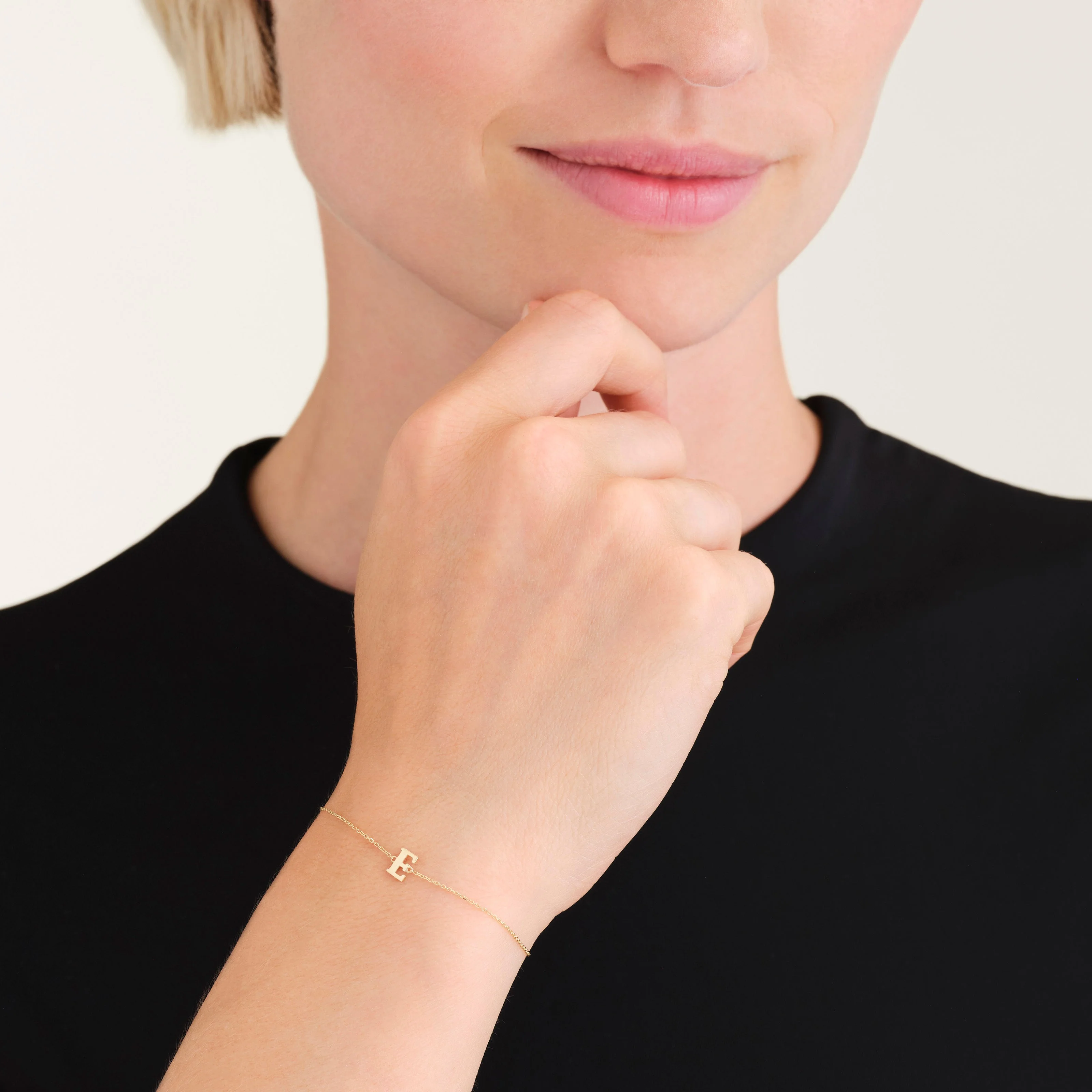 Bracelet Initiale E - Image 2