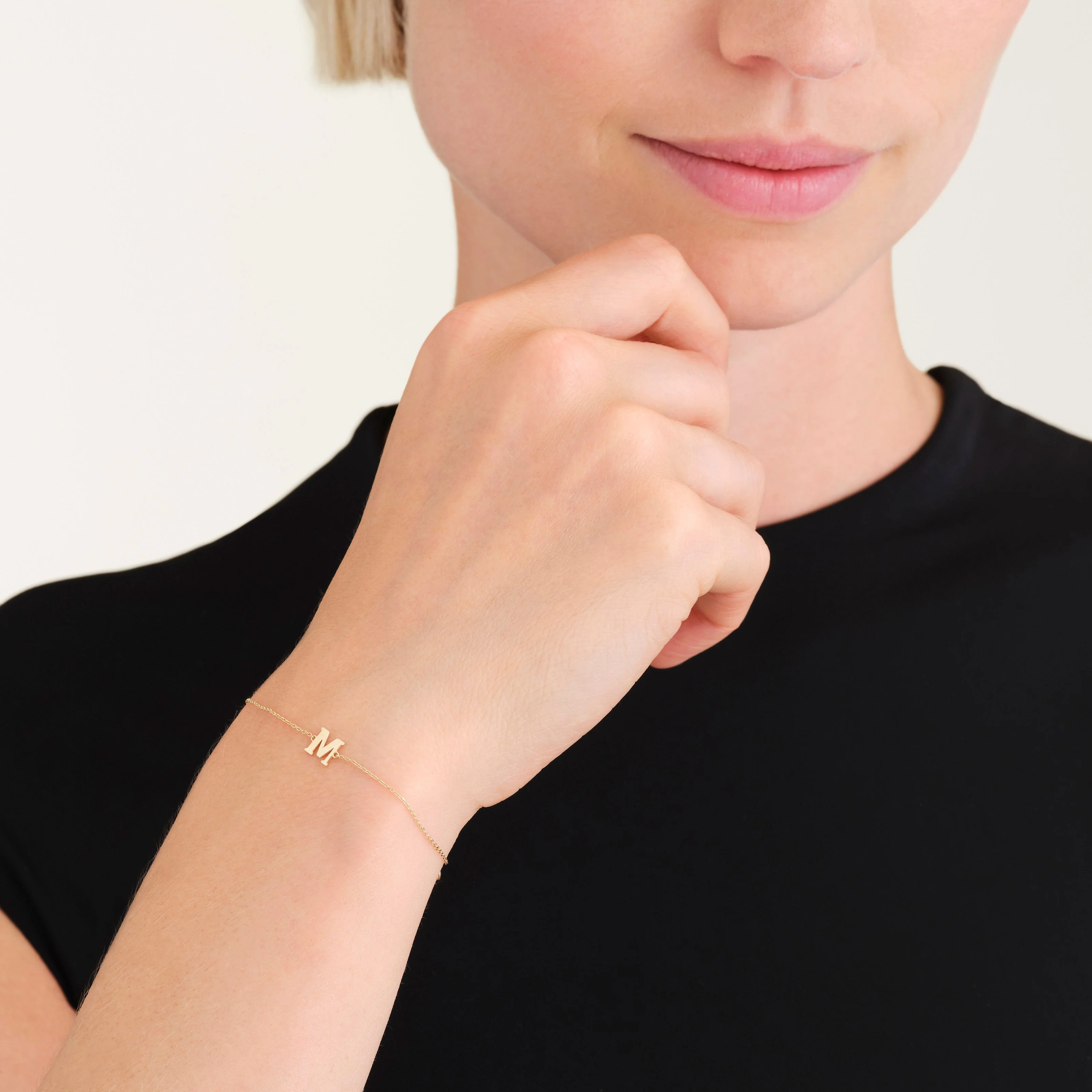 Bracelet Initiale M - Image 2