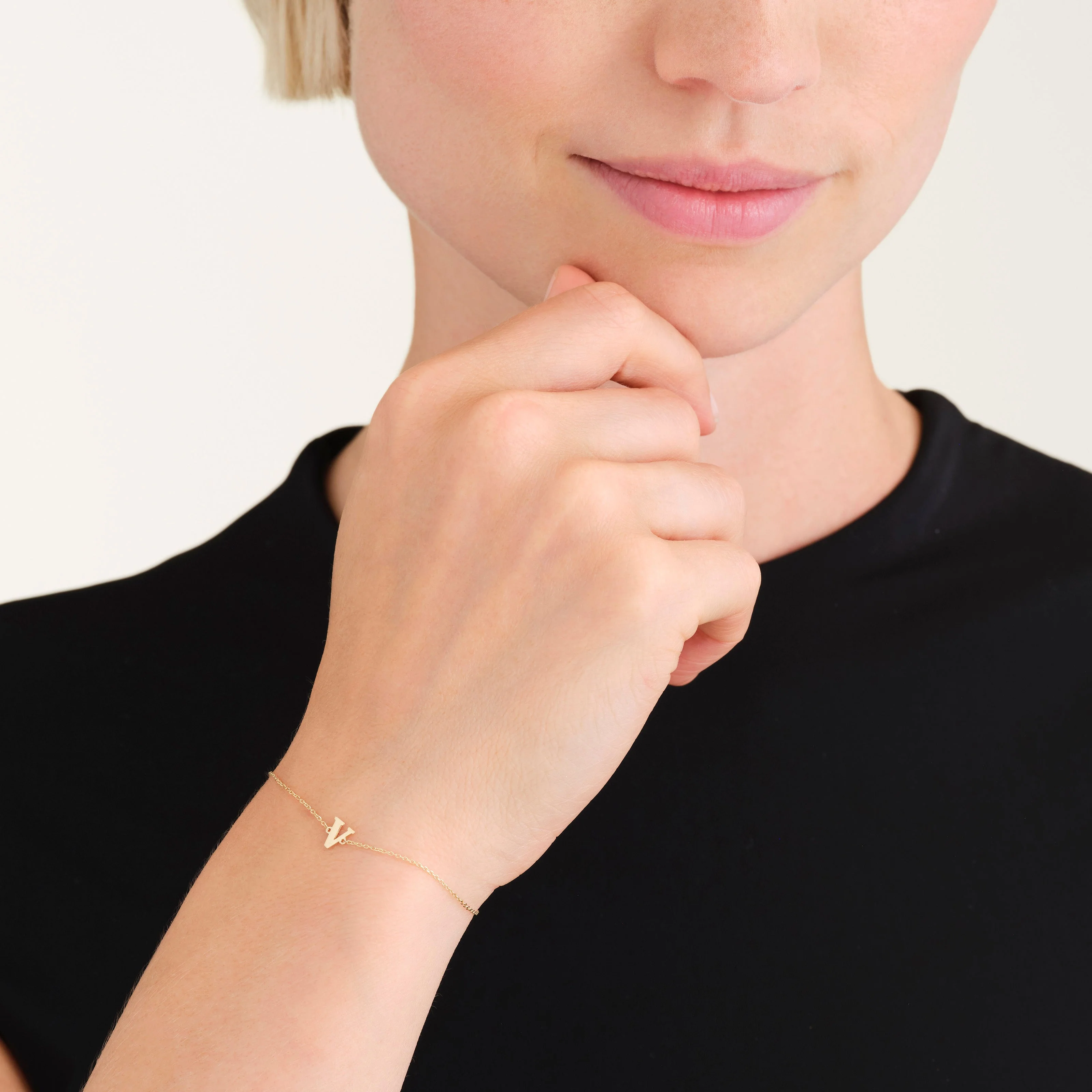 Bracelet Initiale V - Image 2