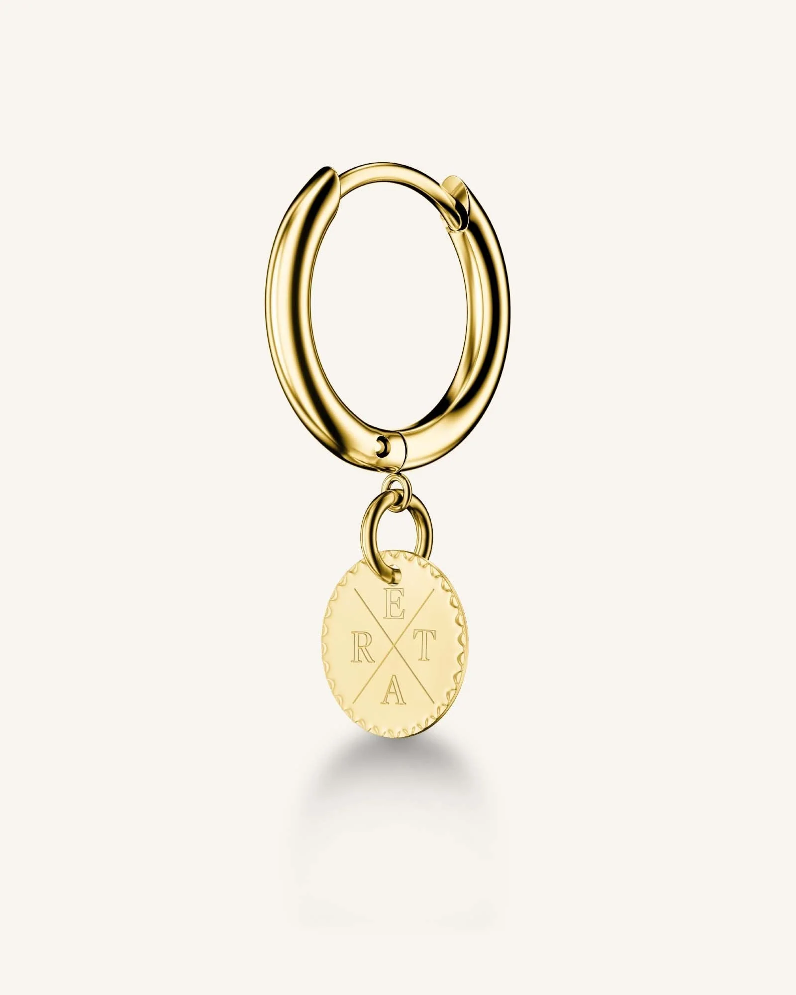 Boucle D'Oreille Médaillon - Image 4