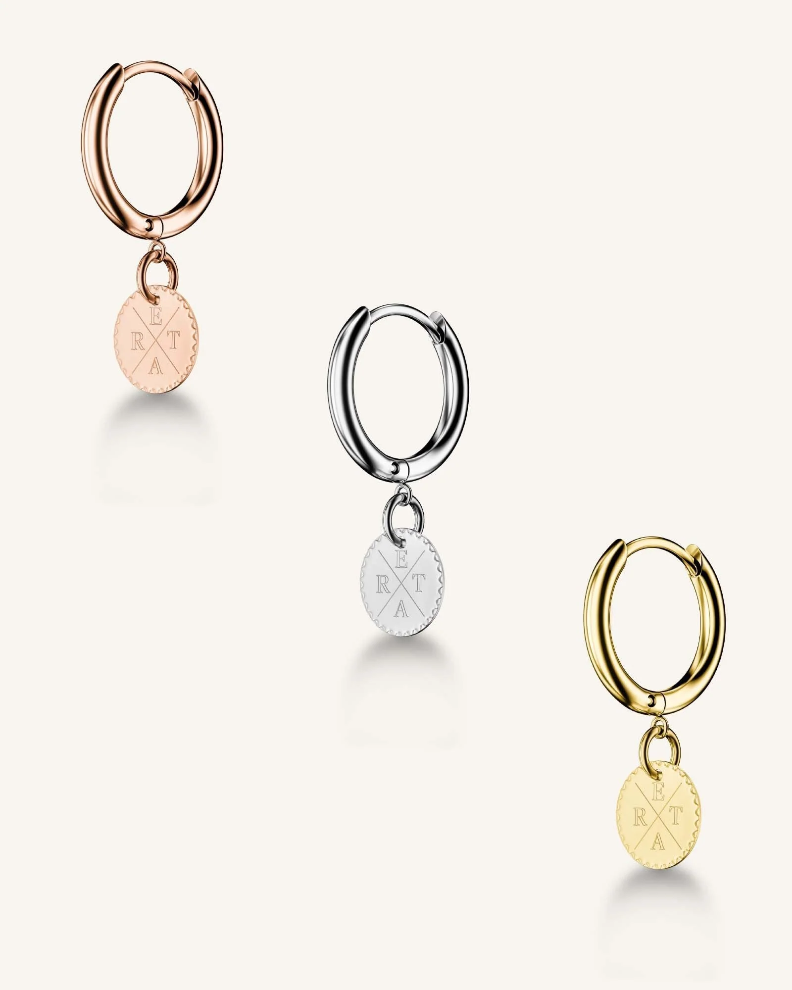 Boucle D'Oreille Médaillon - Image 7