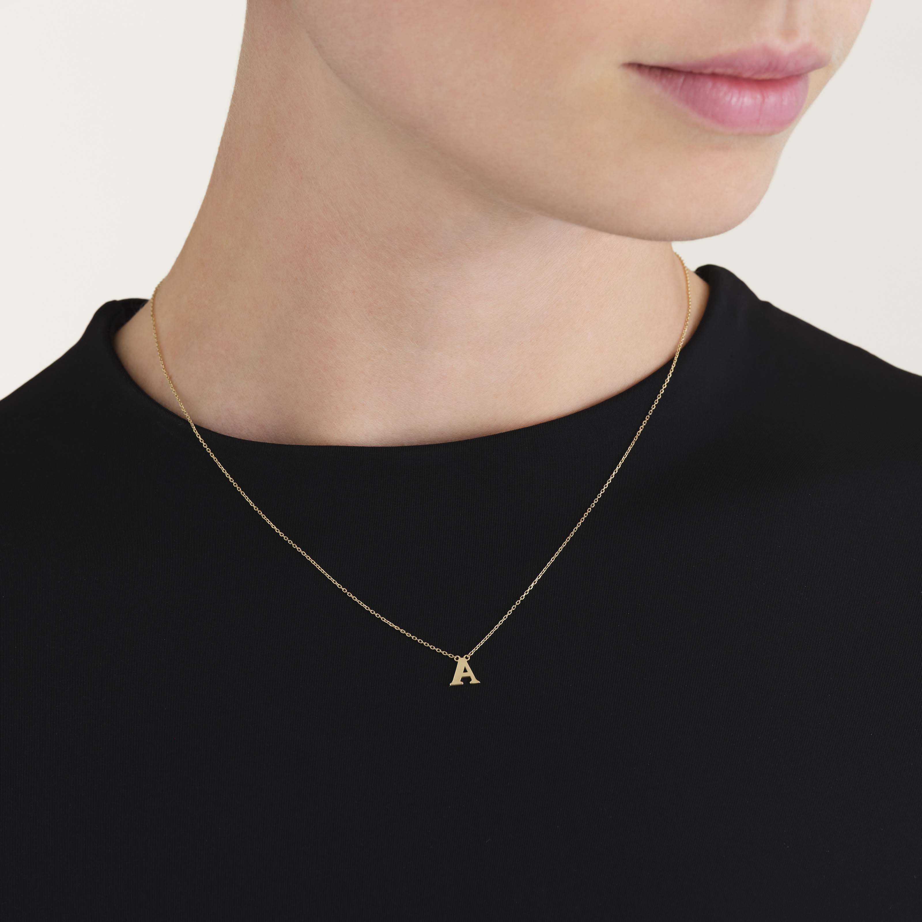 Collier Initiale A - Image 2