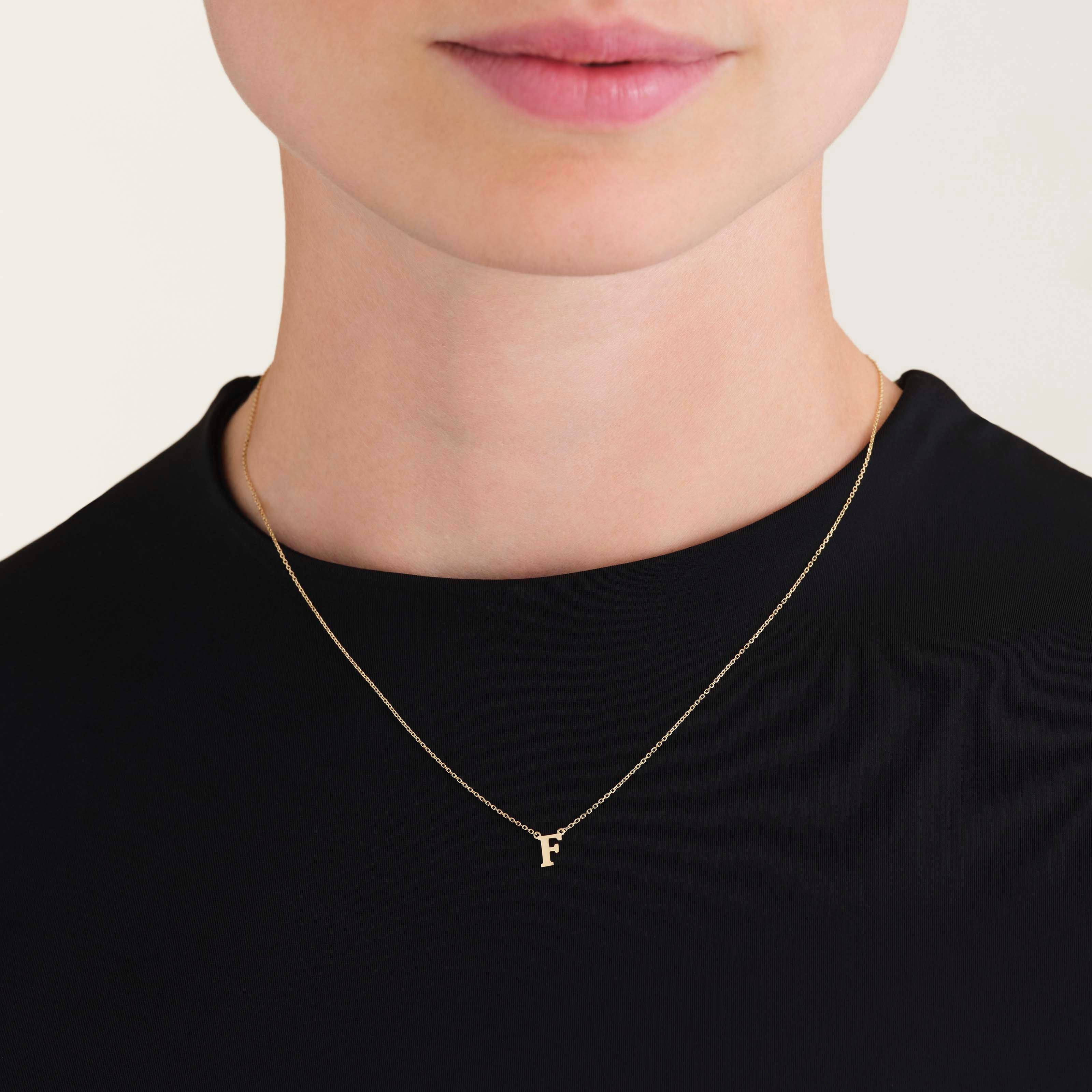Collier Initiale F - Image 2