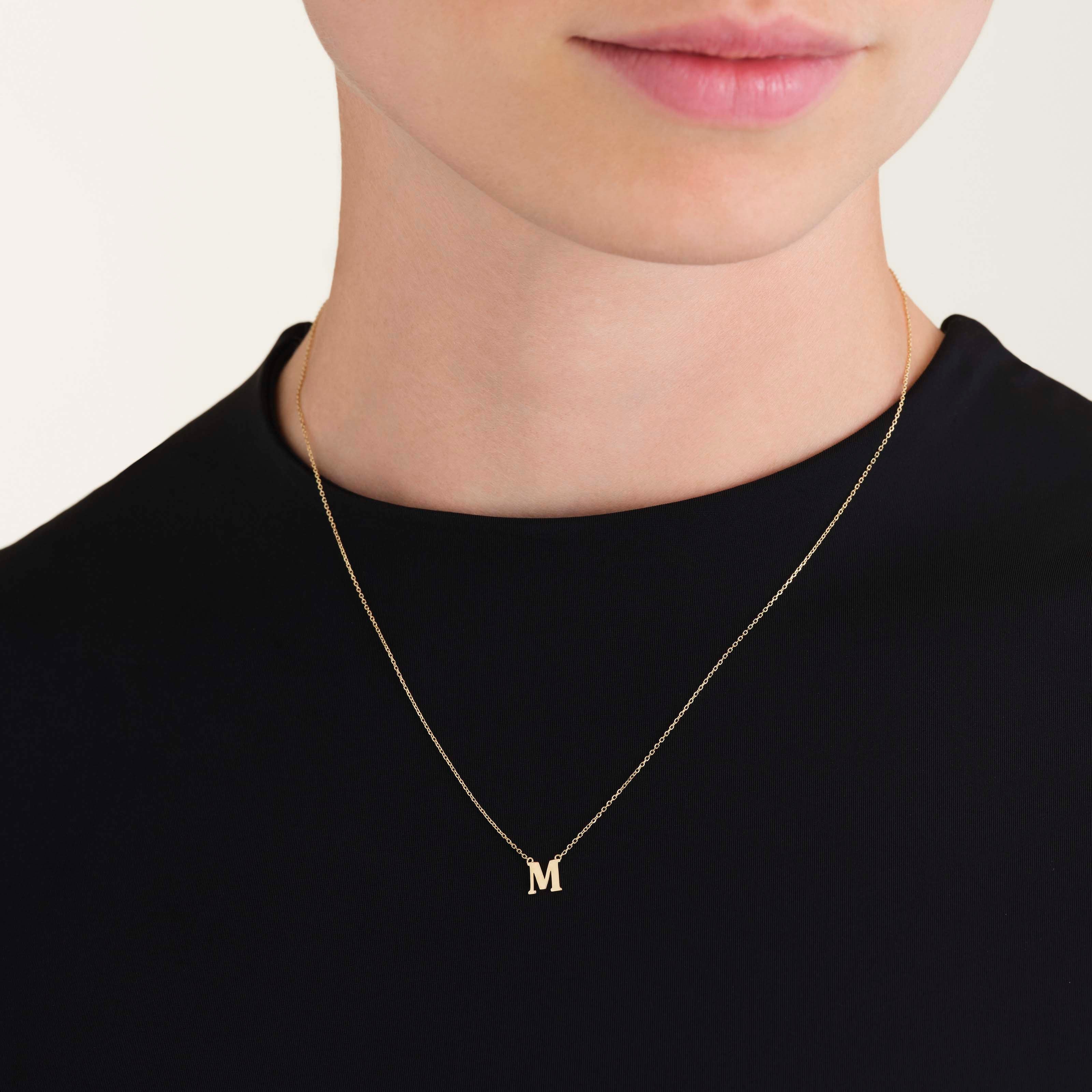 Collier Initiale M - Image 2