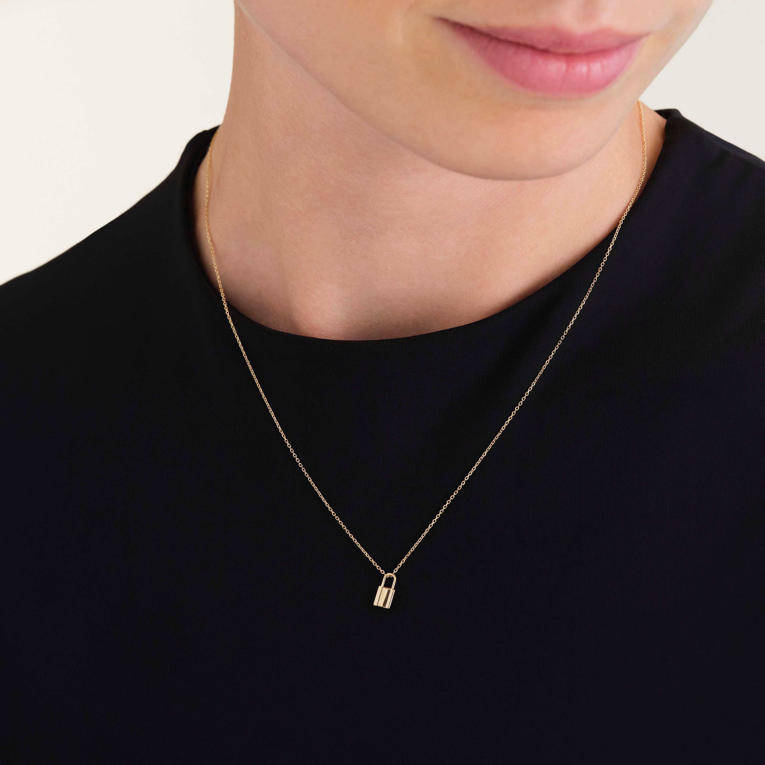 Collier Pendentif Cadenas - Image 2