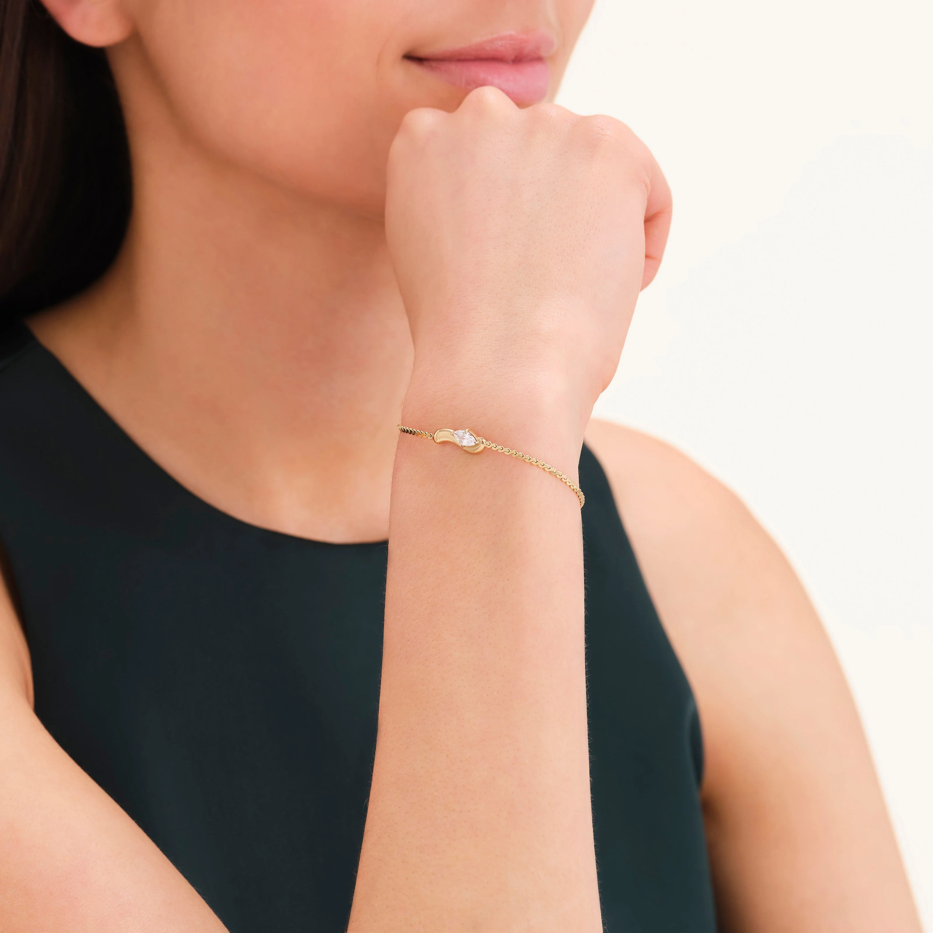 Bracelet Vague Marquise - Image 2