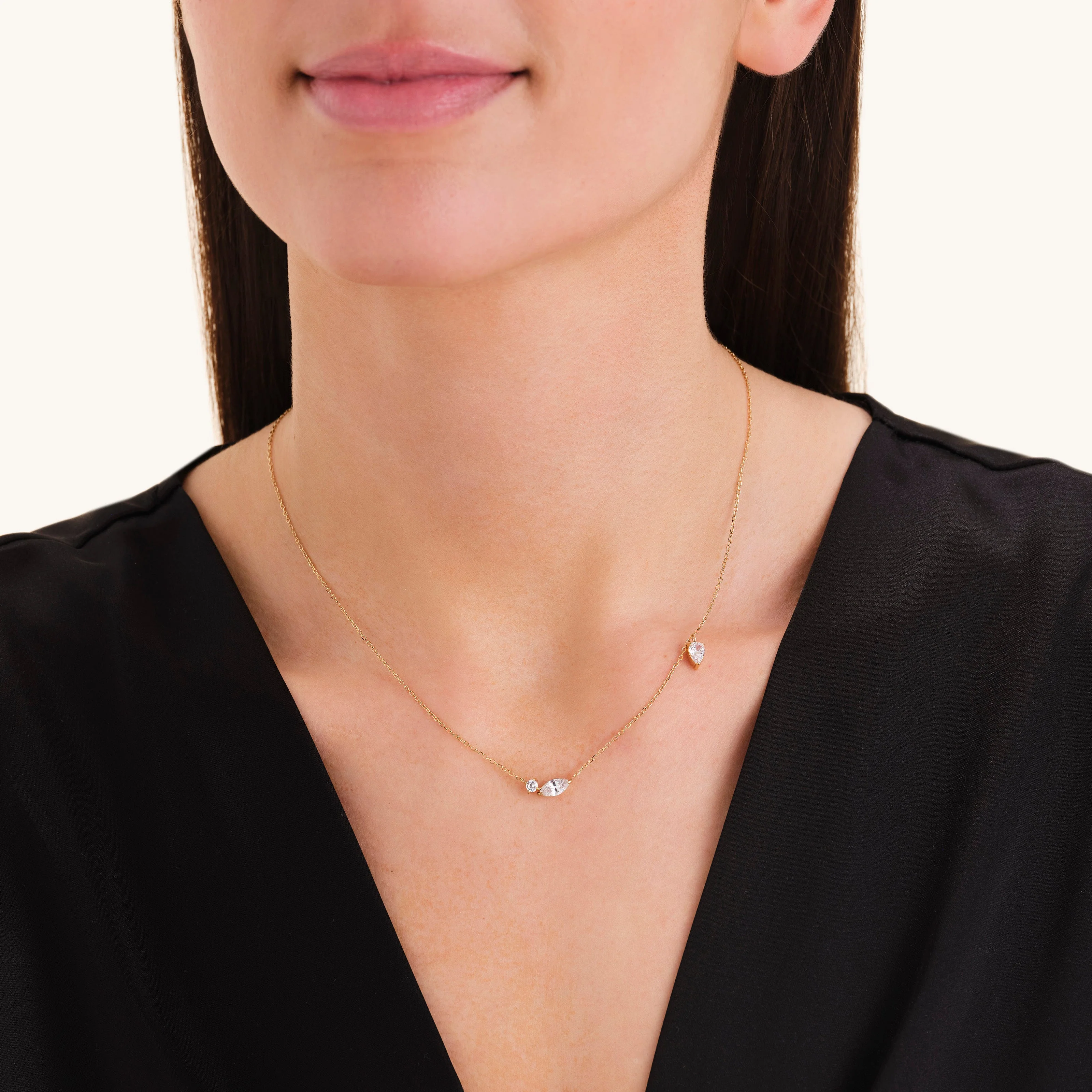 Collier Cristaux Mixtes - Image 2