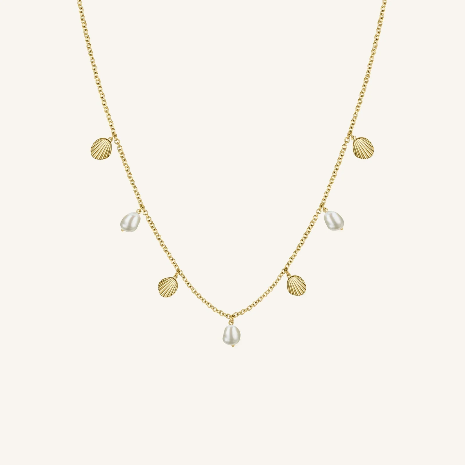 Collier multi coquillages & perles - Image 2