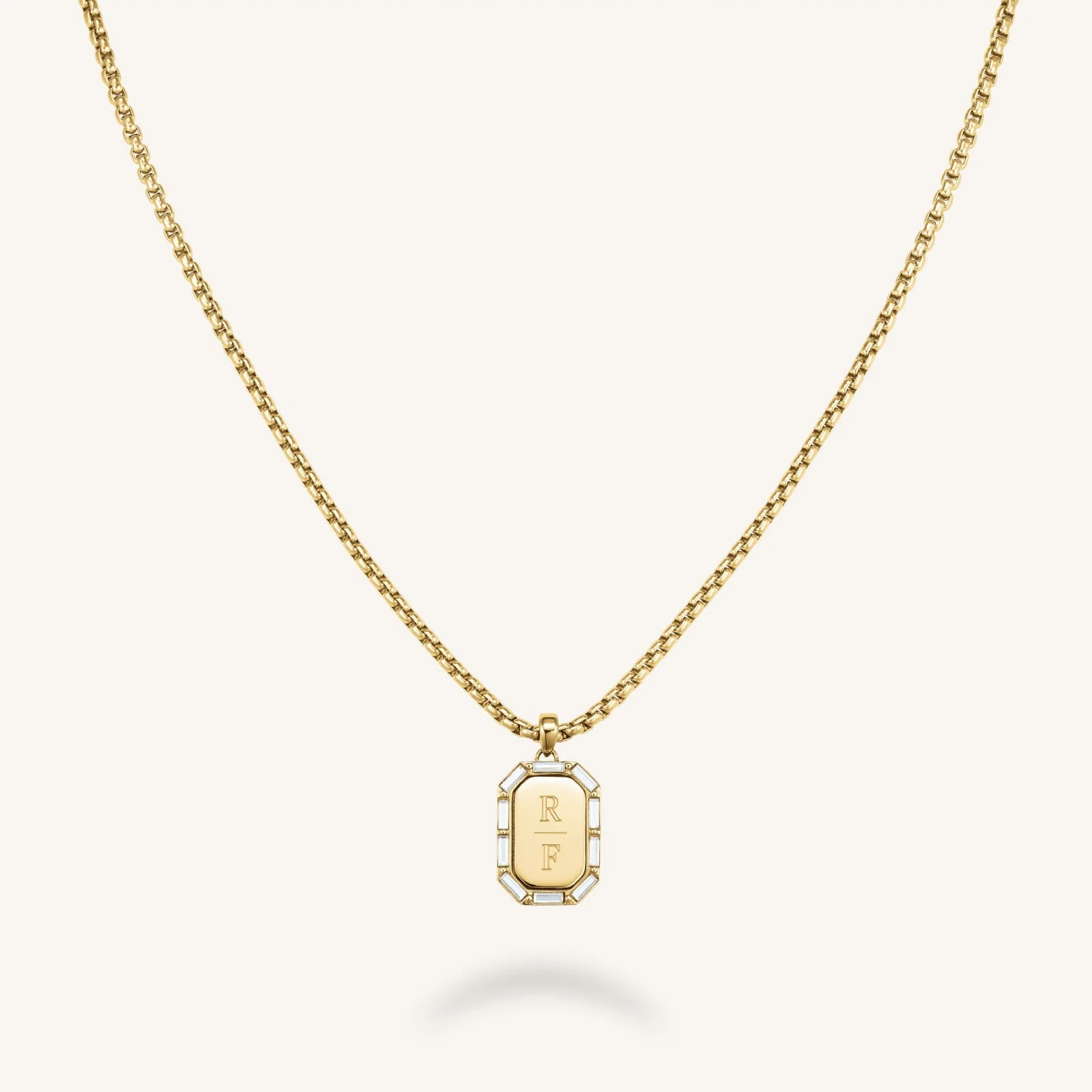 Collier Octogone Et Baguette - Image 4
