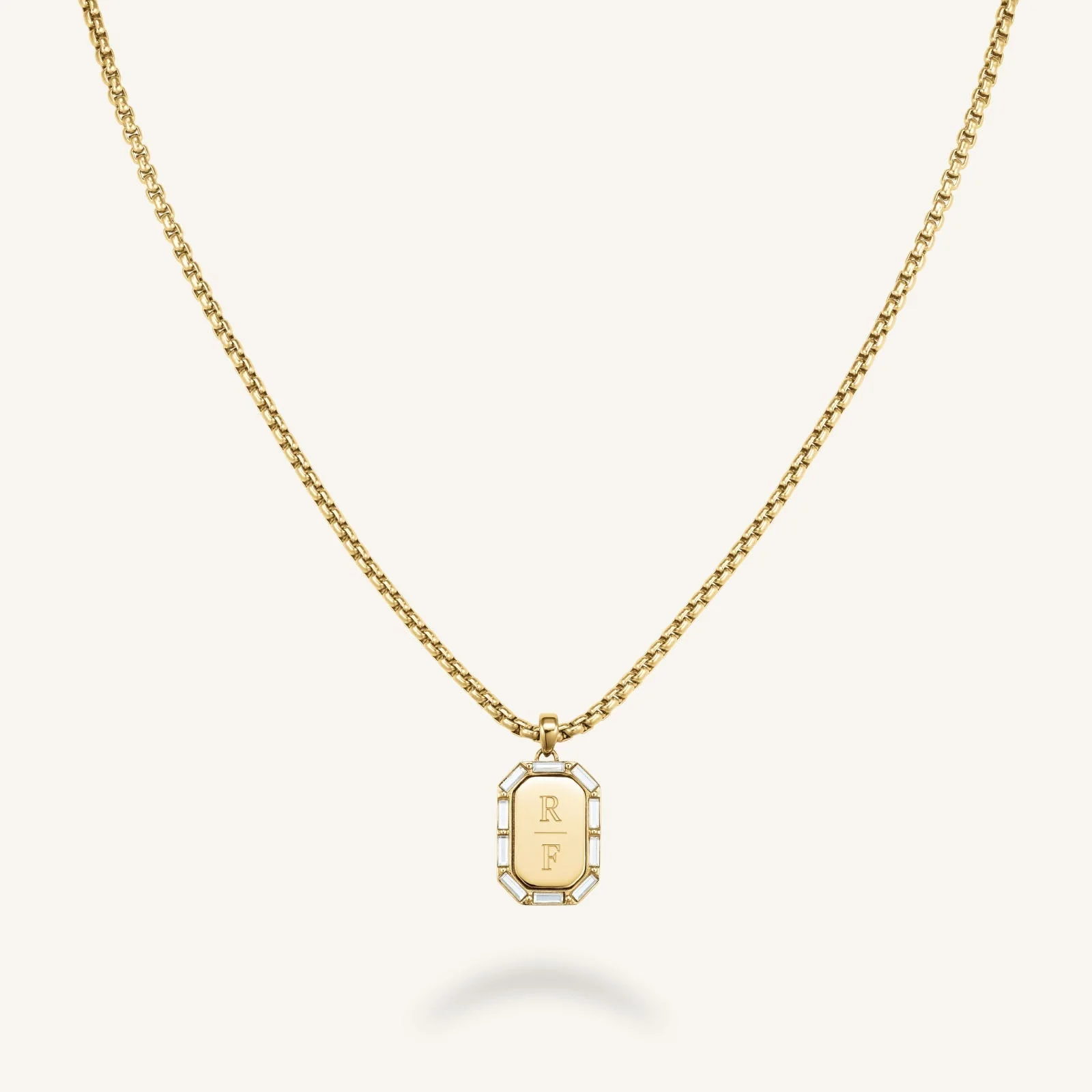 Collier Octogone Et Baguette - Image 4