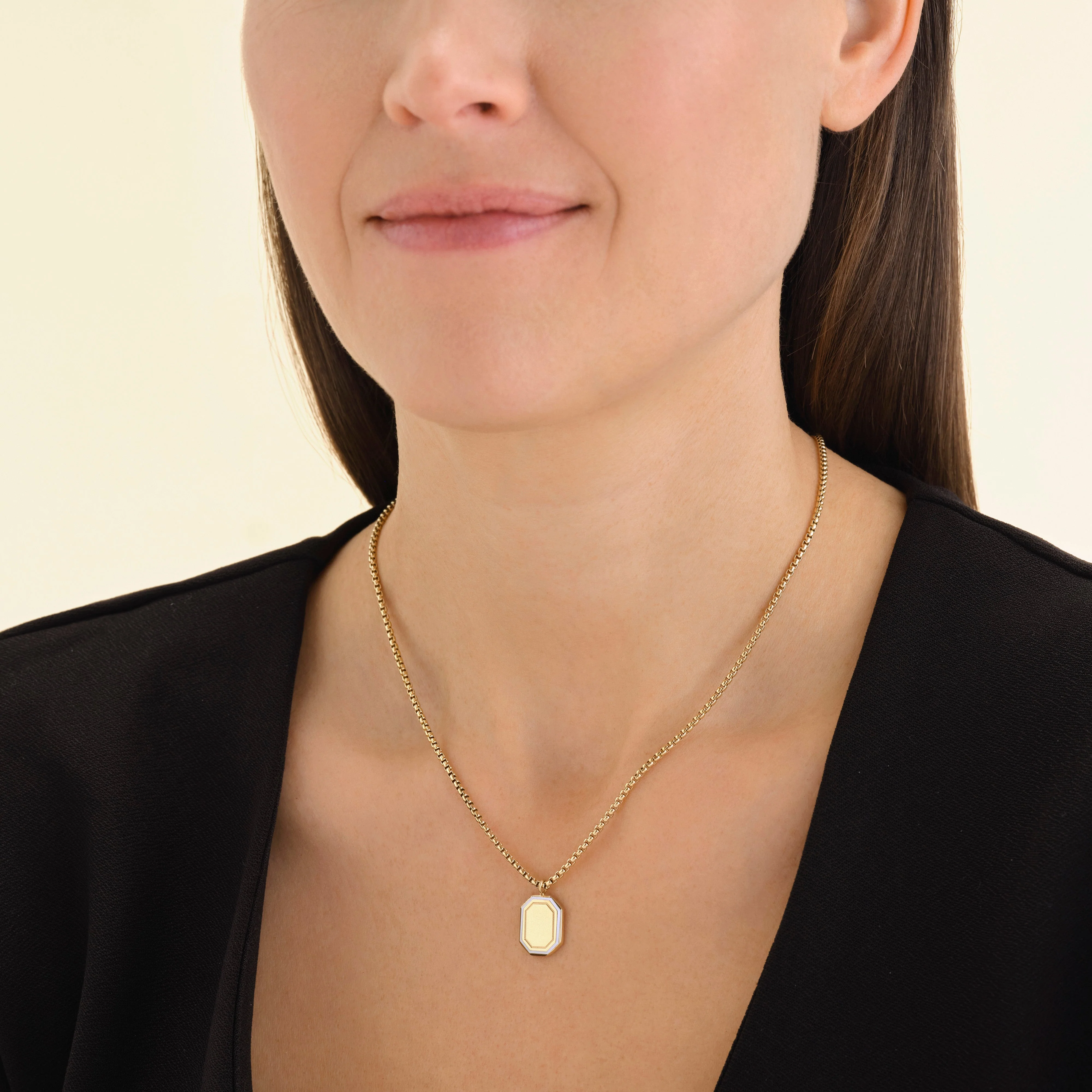 Octagon Enamel Collier - Image 4