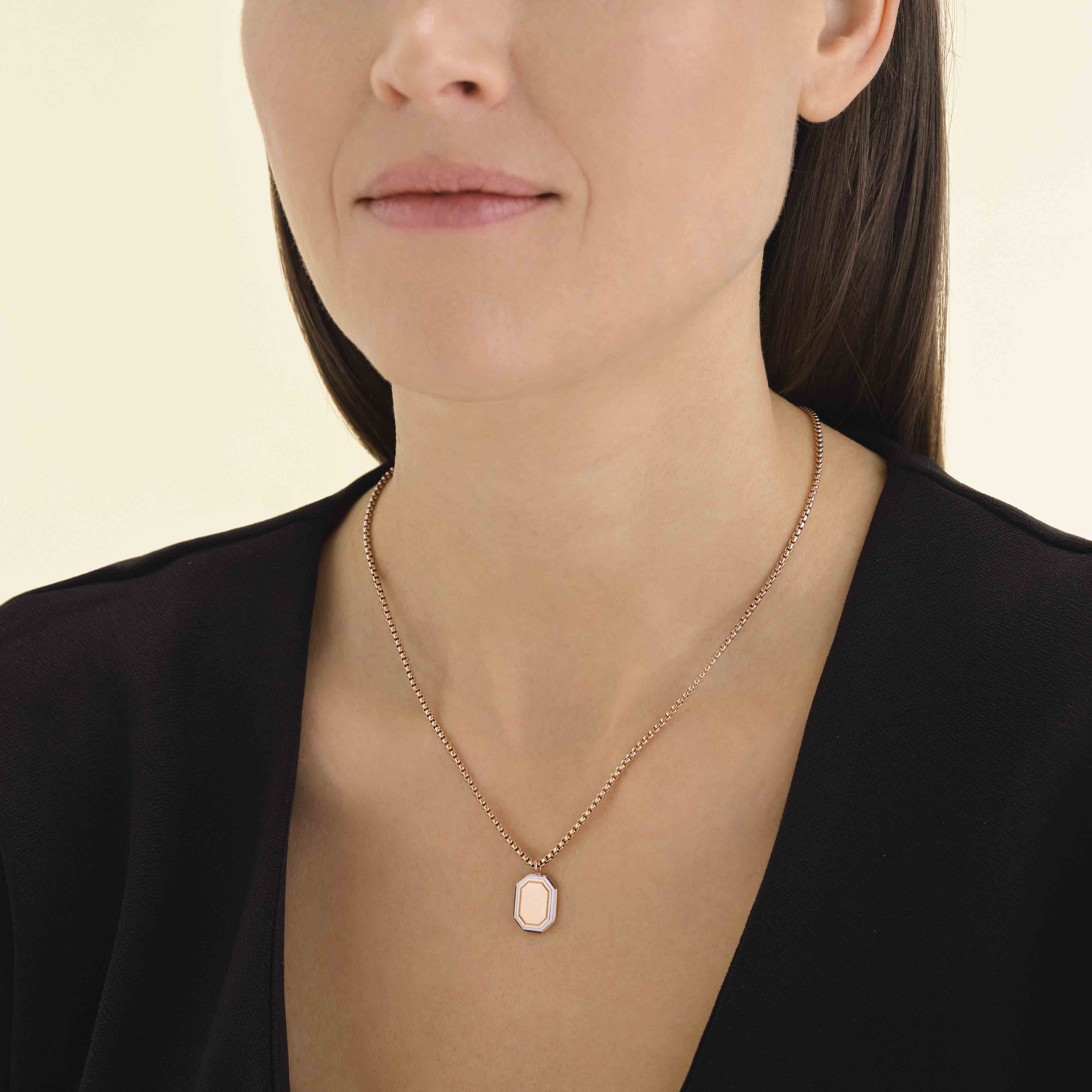 Octagon Enamel Collier - Image 7