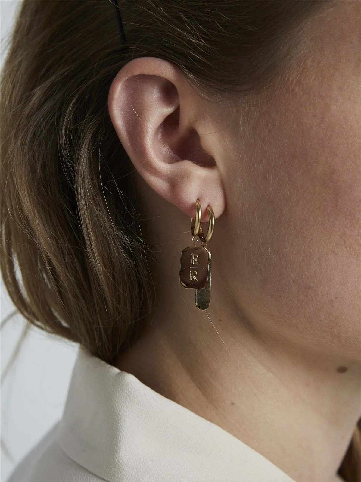Boucle D'Oreille Octogone - Image 7