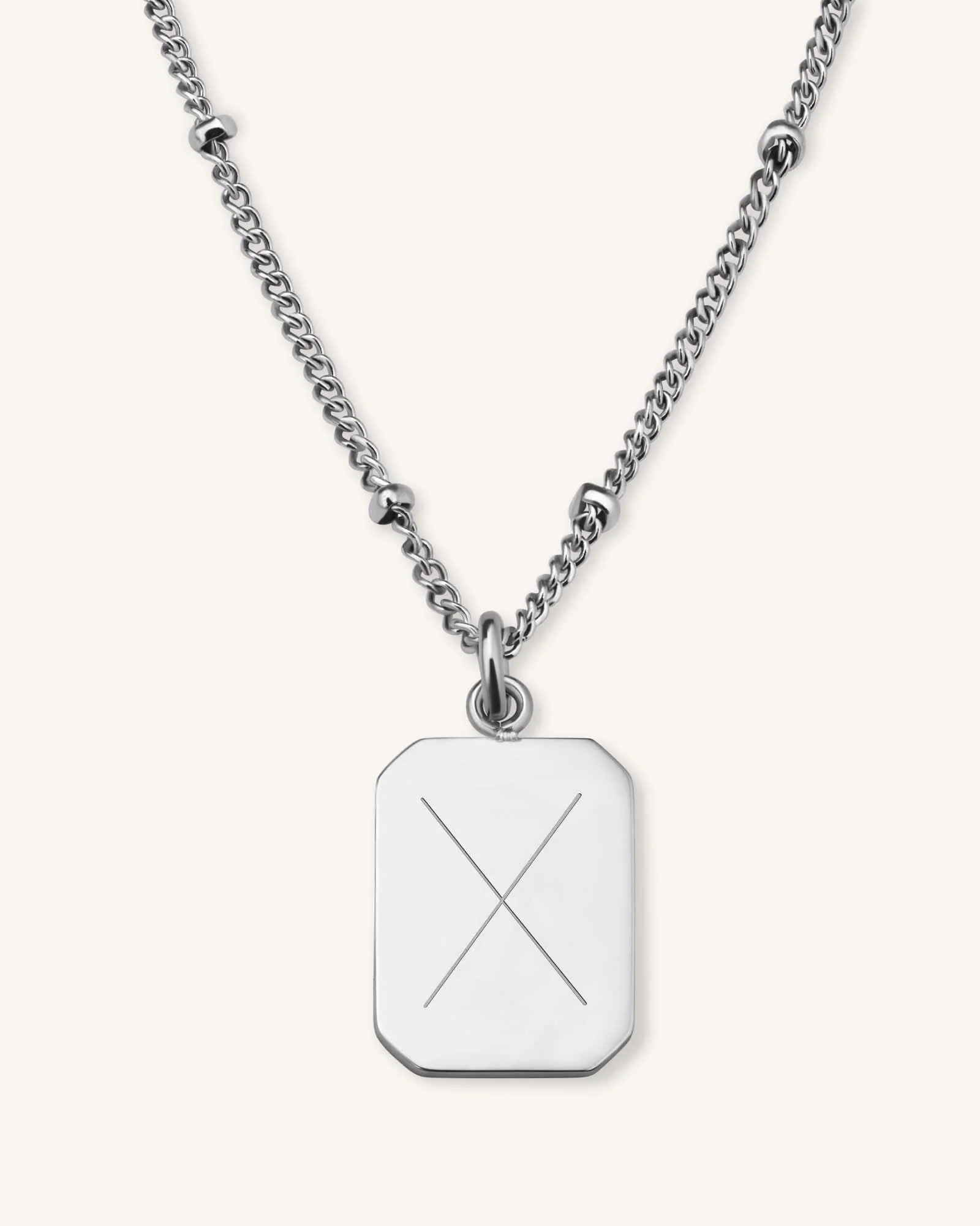 Collier Pendentif Octogone - Image 2