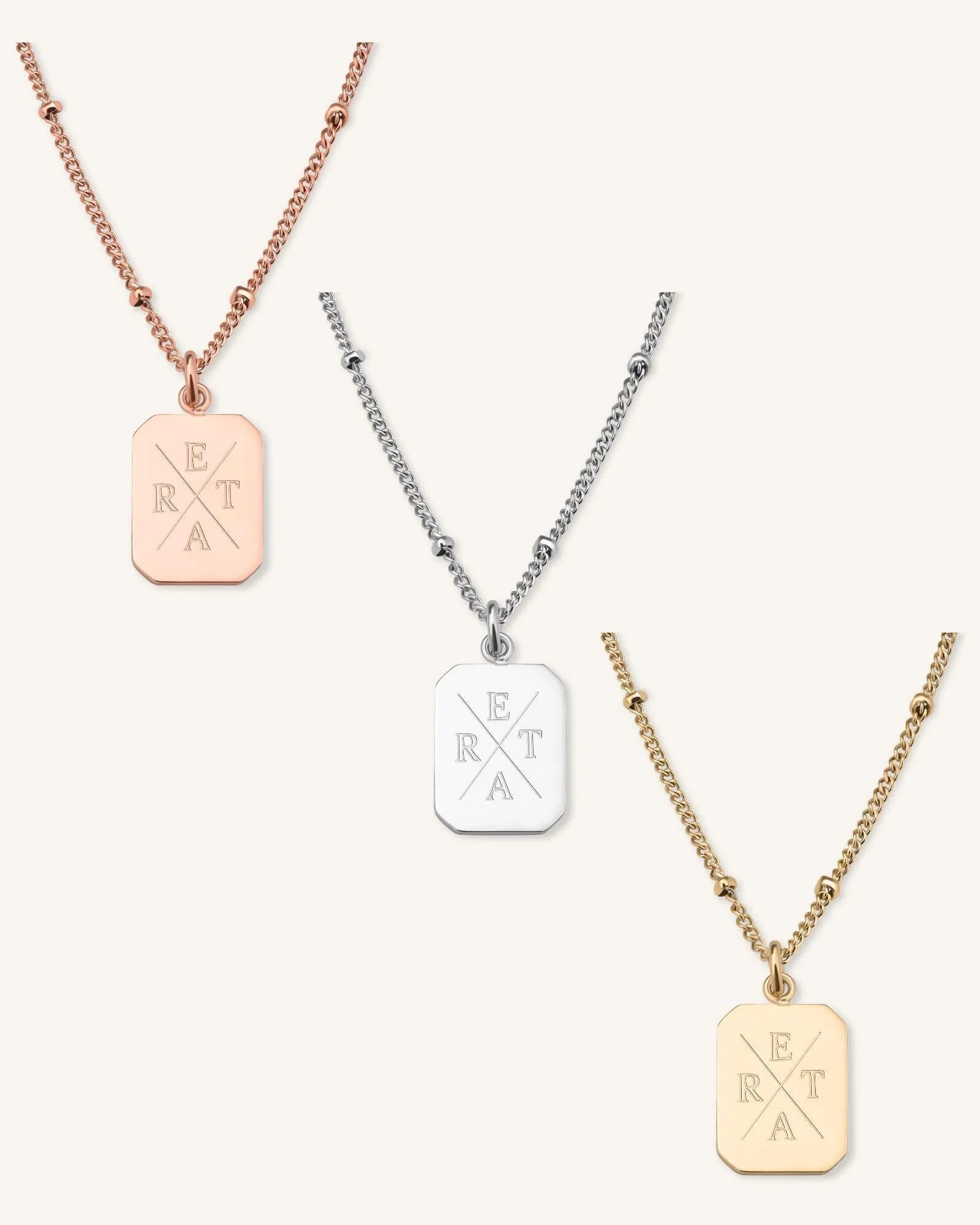 Collier Pendentif Octogone - Image 7