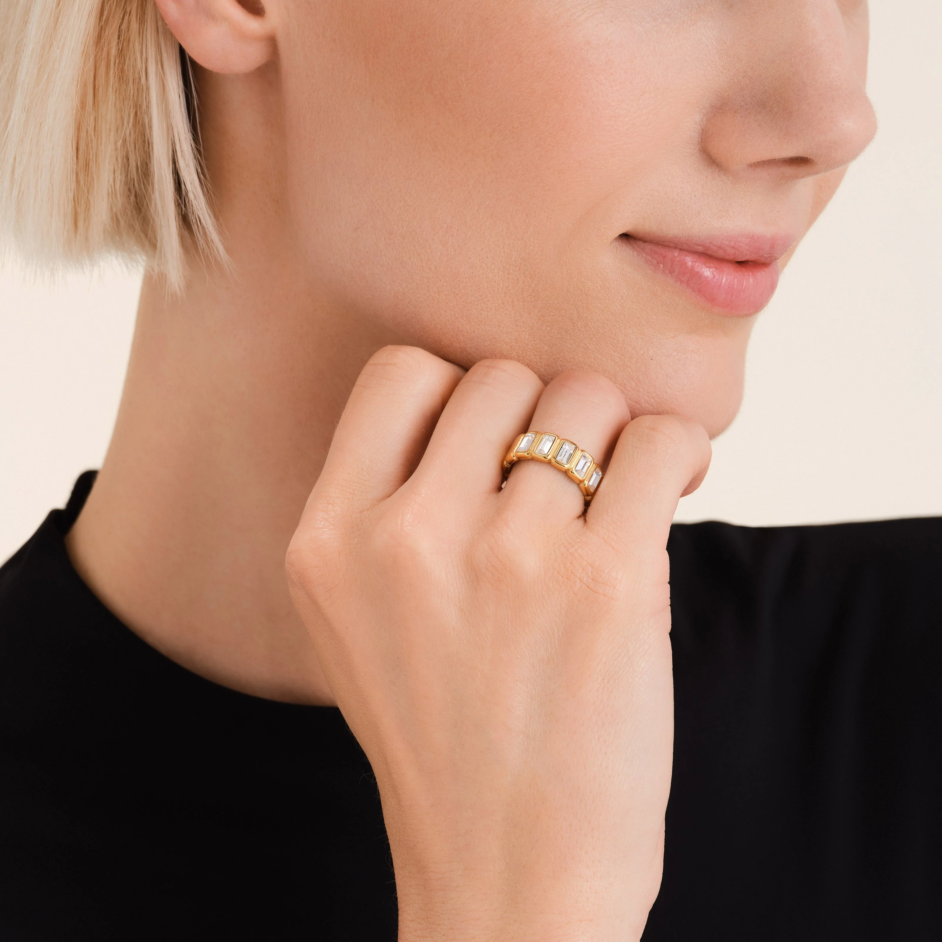 Bague multi-octogones - Image 2