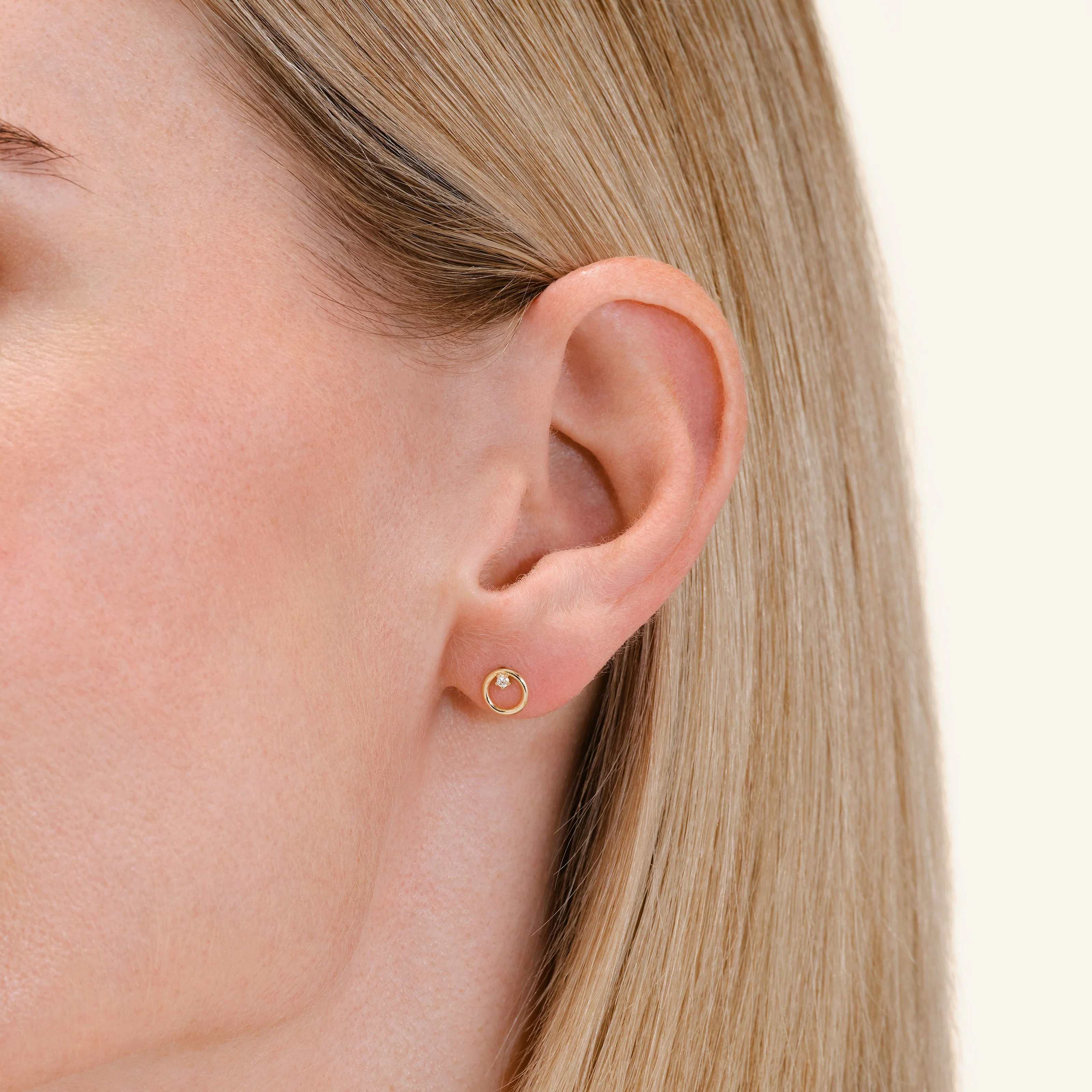 Open Circle Studs - Image 2
