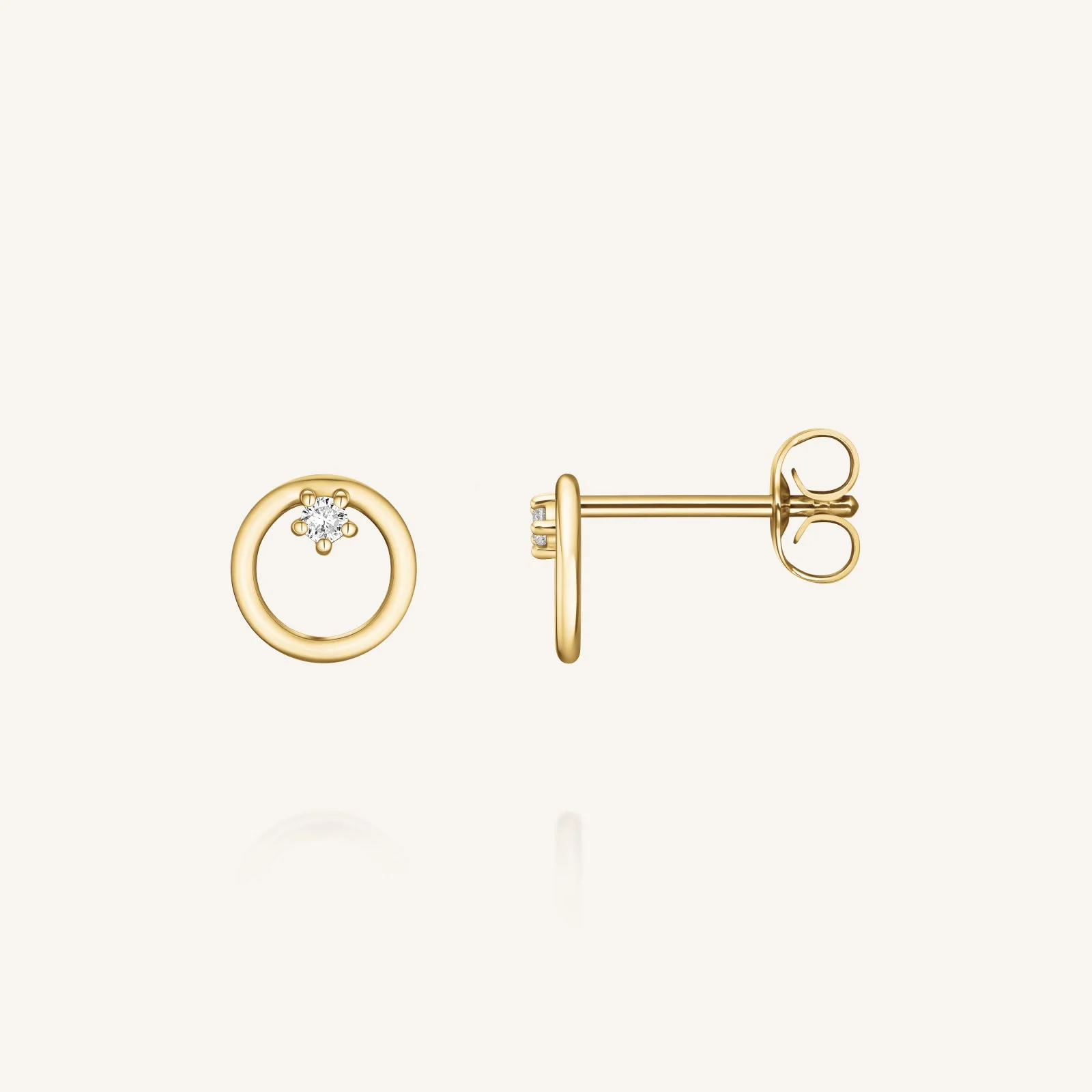 Open Circle Studs - Image 3