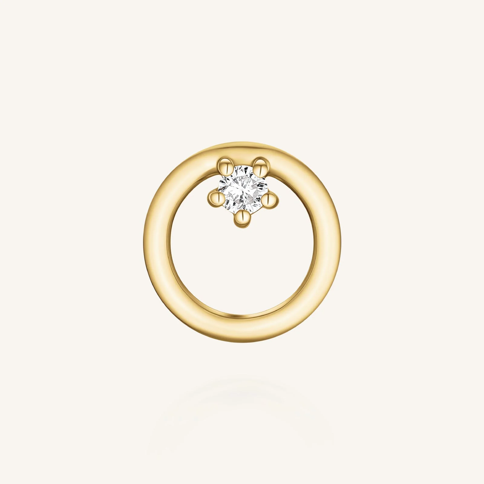 Open Circle Studs - Image 4