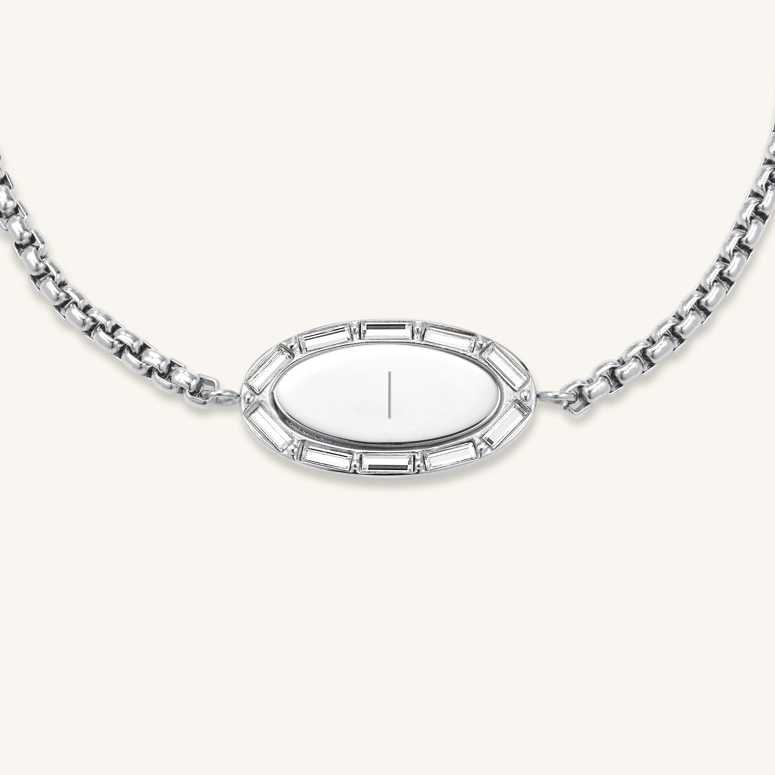 Bracelet Ovale Et Baguette - Image 3