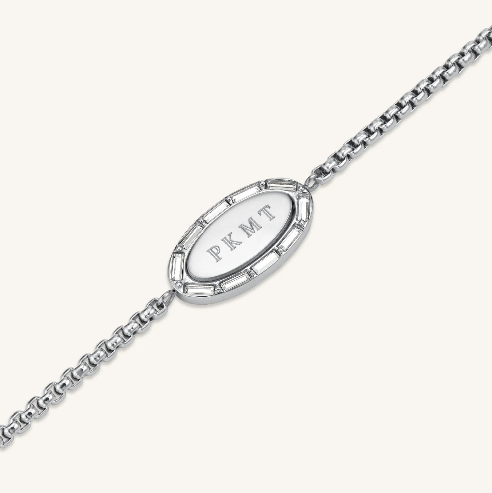 Bracelet Ovale Et Baguette - Image 7