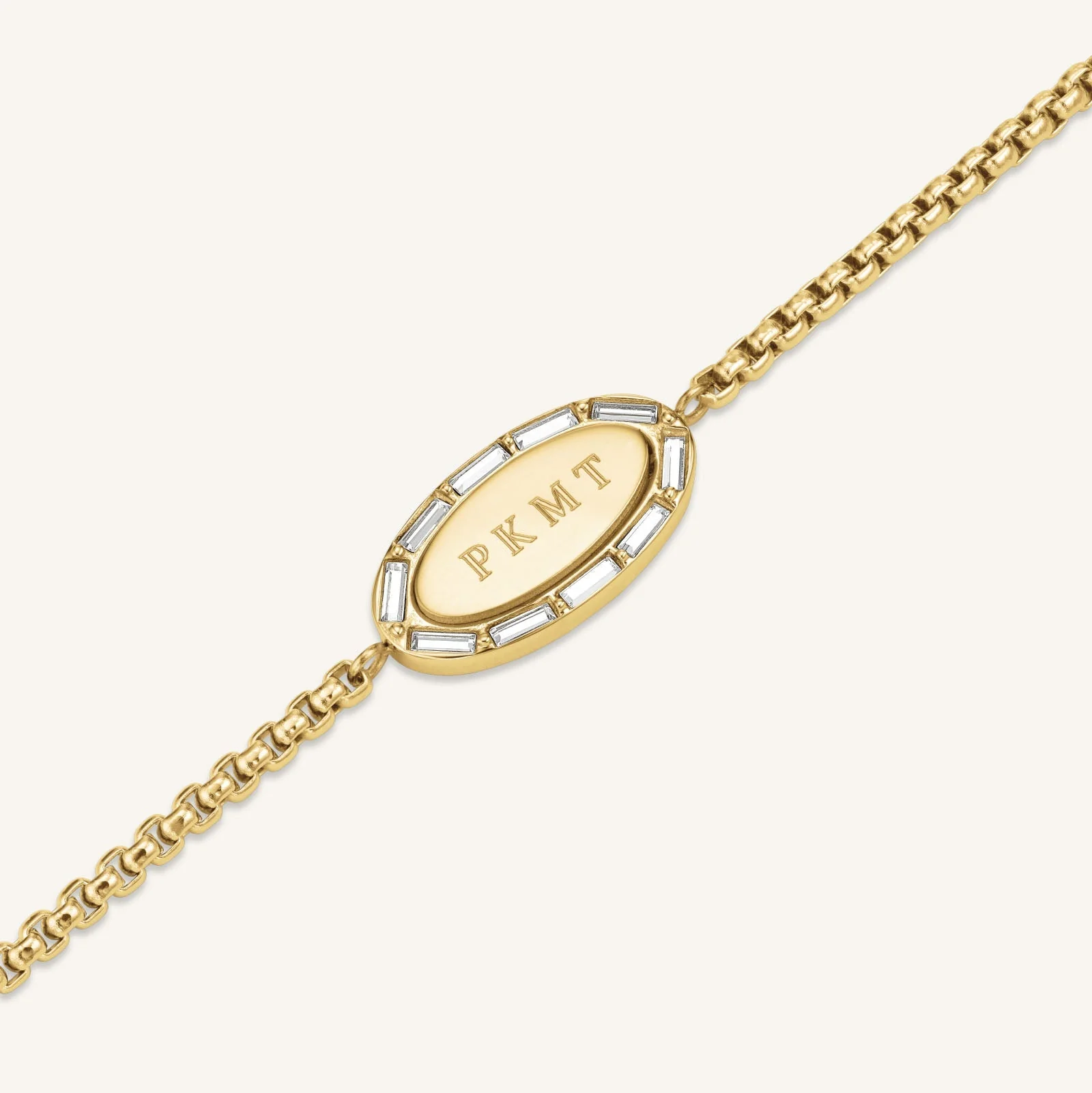 Bracelet Ovale Et Baguette - Image 6