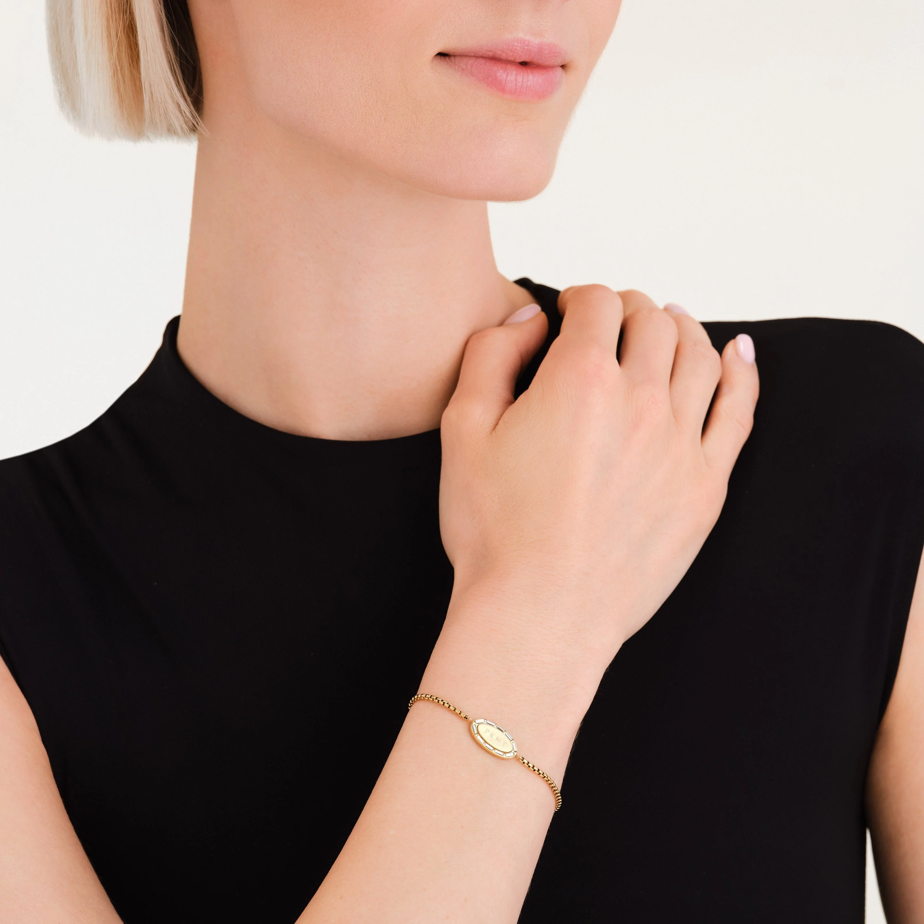 Bracelet Ovale Et Baguette - Image 5