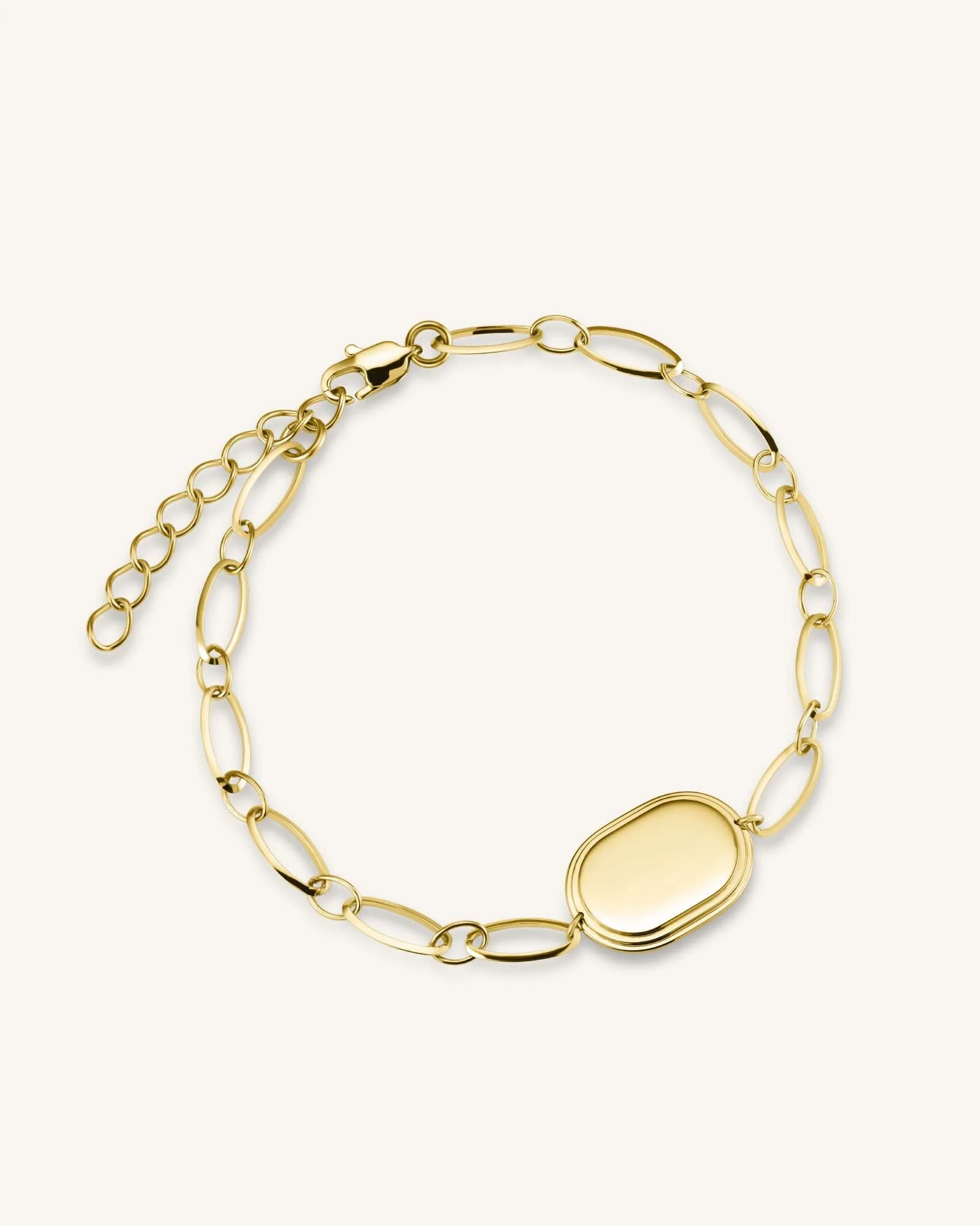 Bracelet Médaille Ovale - Image 3