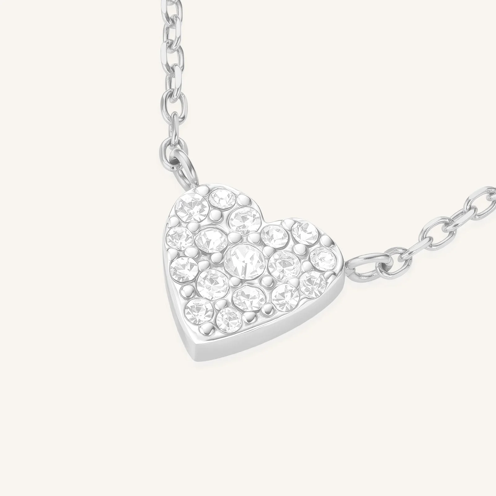Collier Cœur Pavé - Image 8