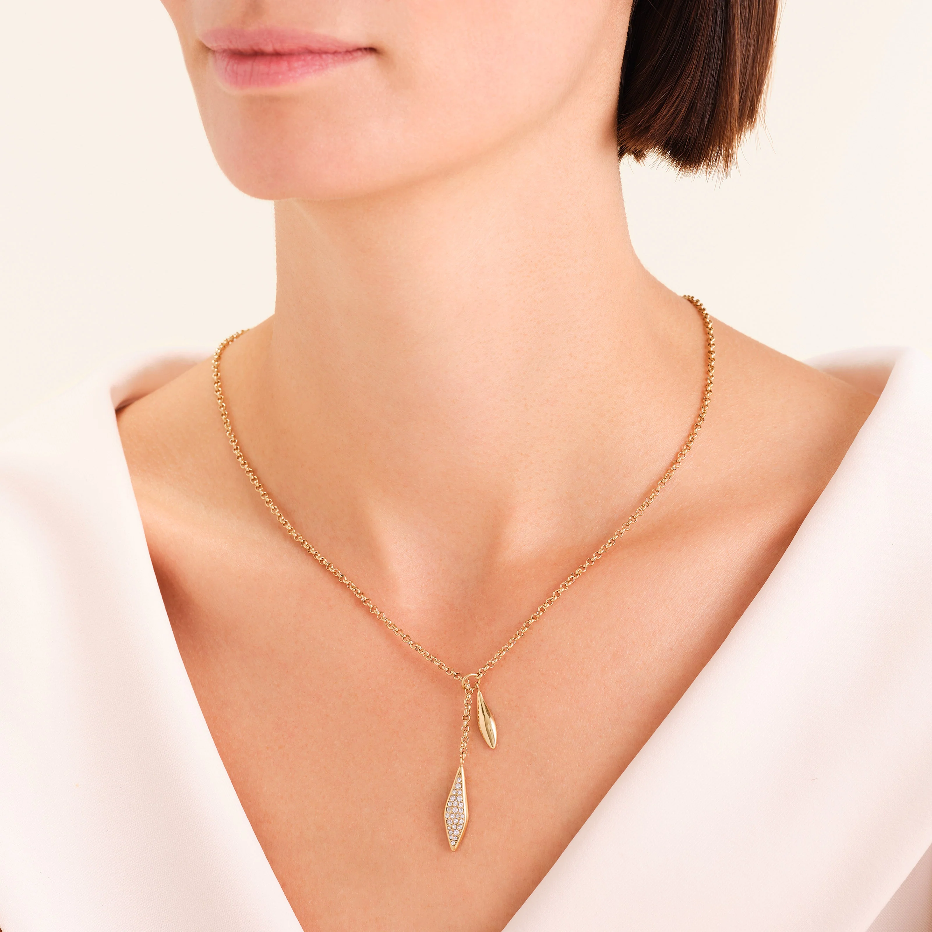 Collier Lariat Pavé - Image 2