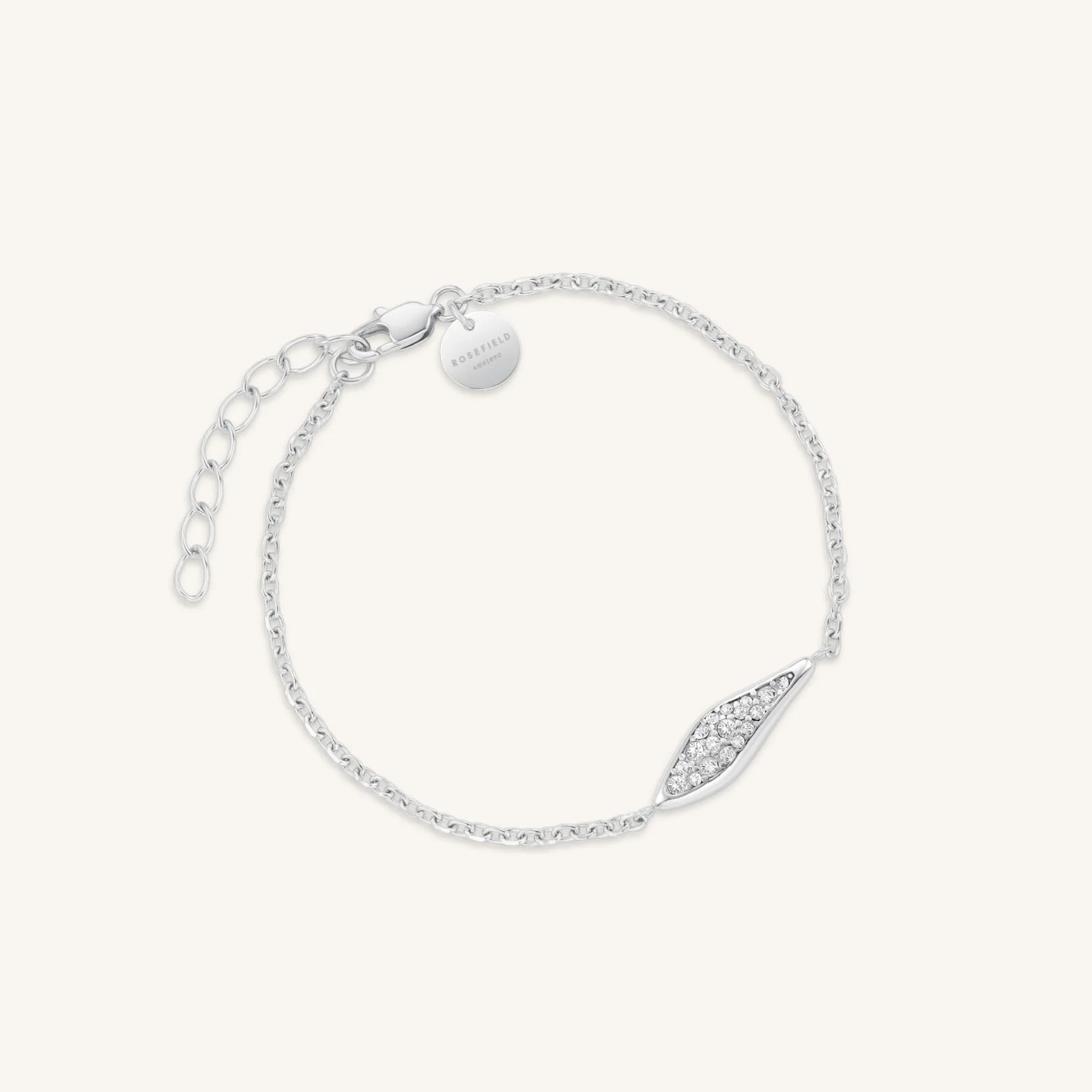 Bracelet Feuille Pavé - Image 5